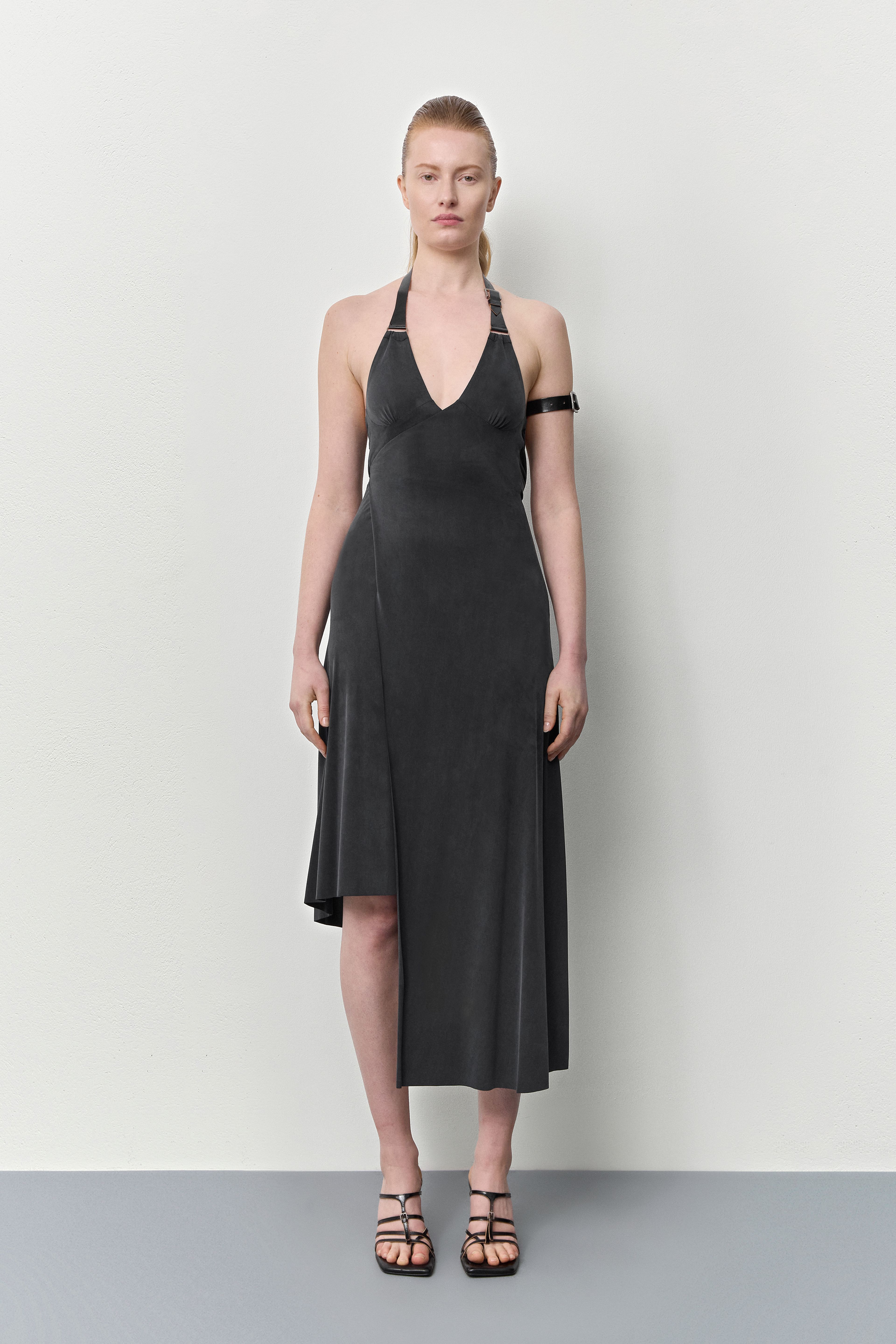 Koya Black Stappy Sandals | Miista | Designed & Handmade in Europe