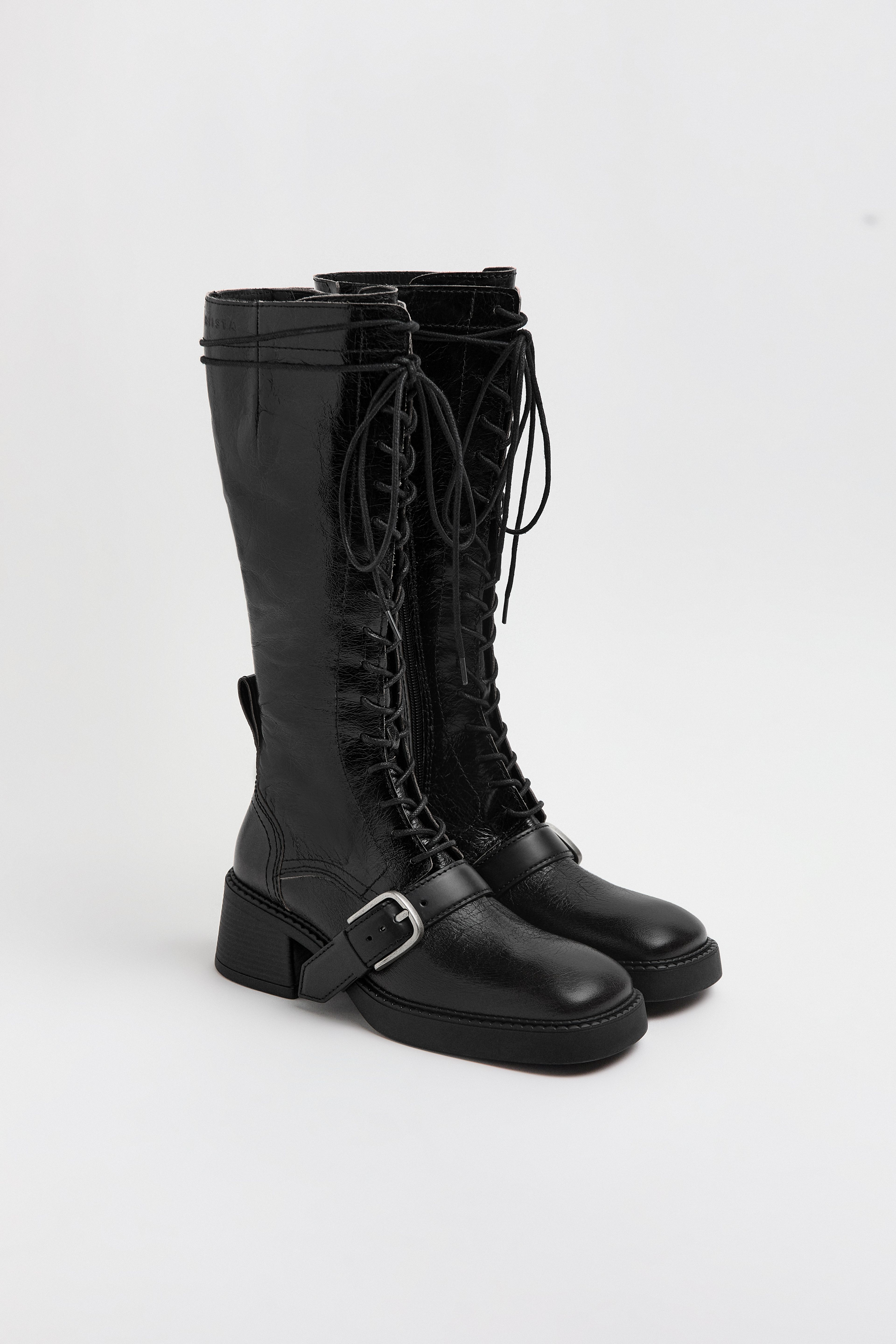 Iwona Boots - Black Leather | Miista | Designed & Handmade in Europe