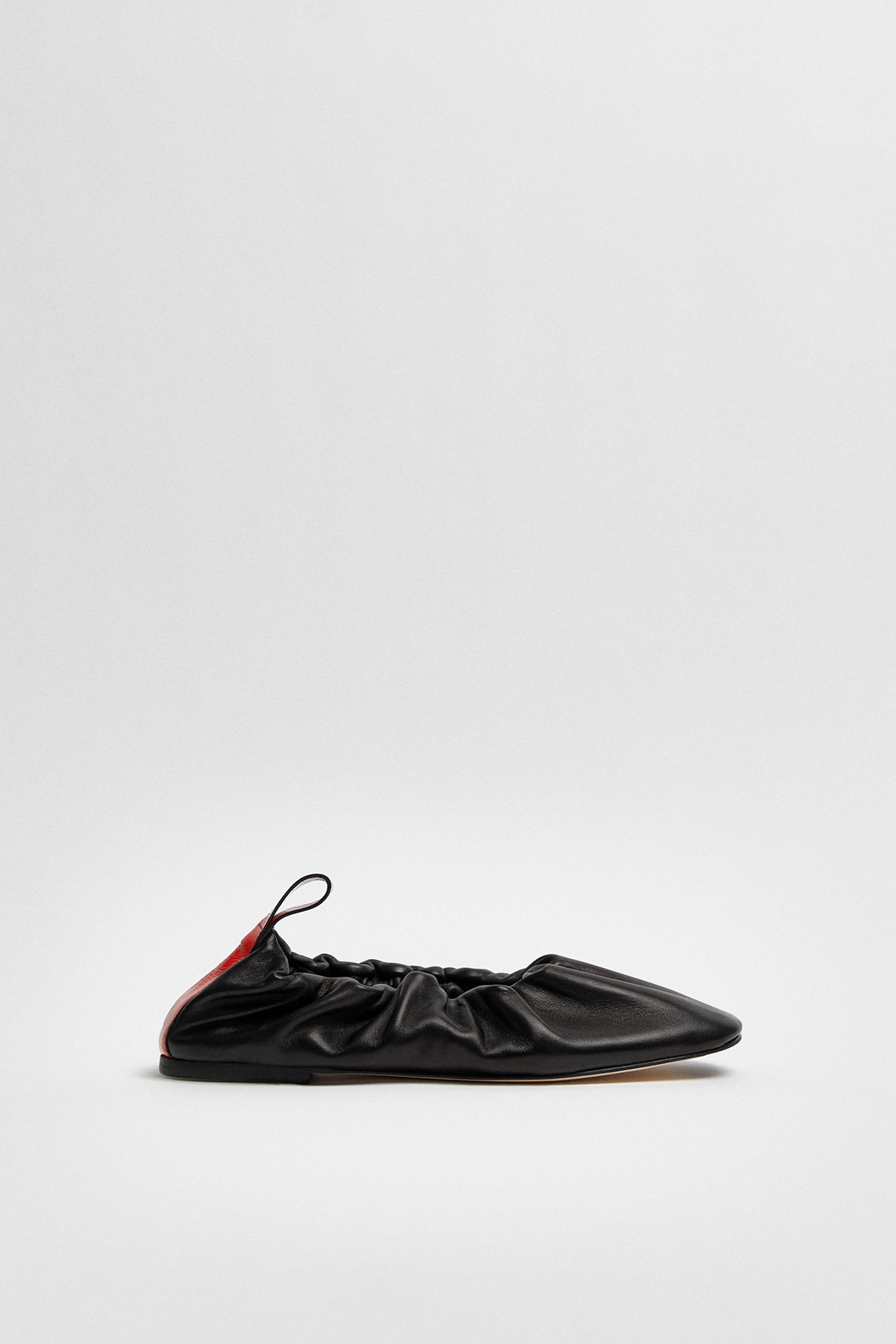 Devon Black Red Ballerina | Miista Europe | Made In Spain