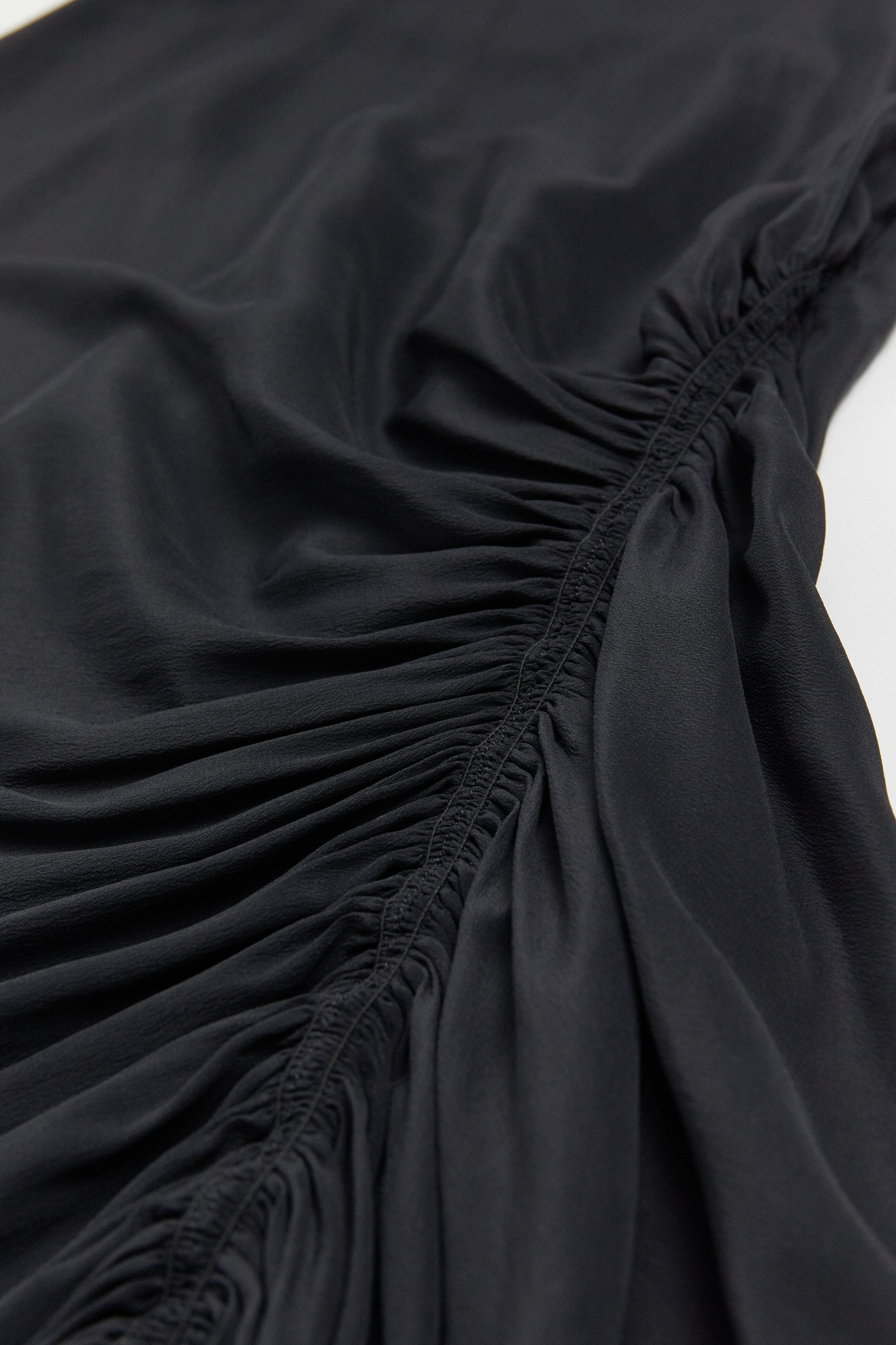 Ze Skirt - Black Silk Blend | Miista