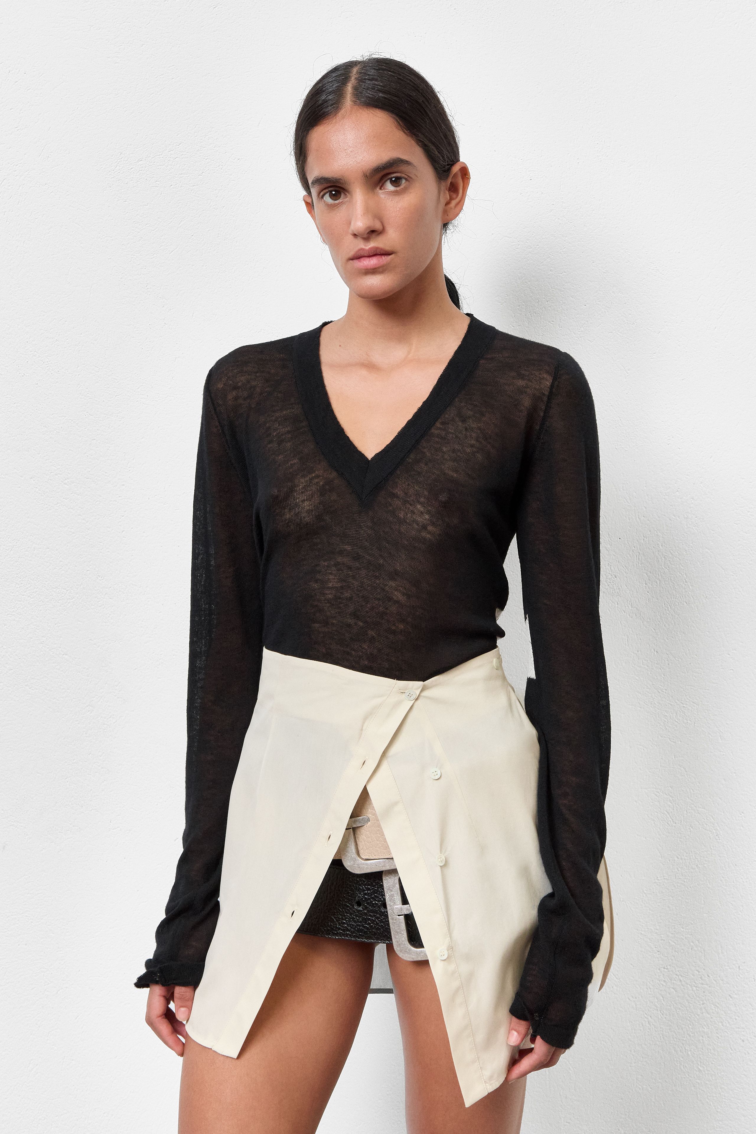 Ursa Jumper - Black Light Merino | Miista