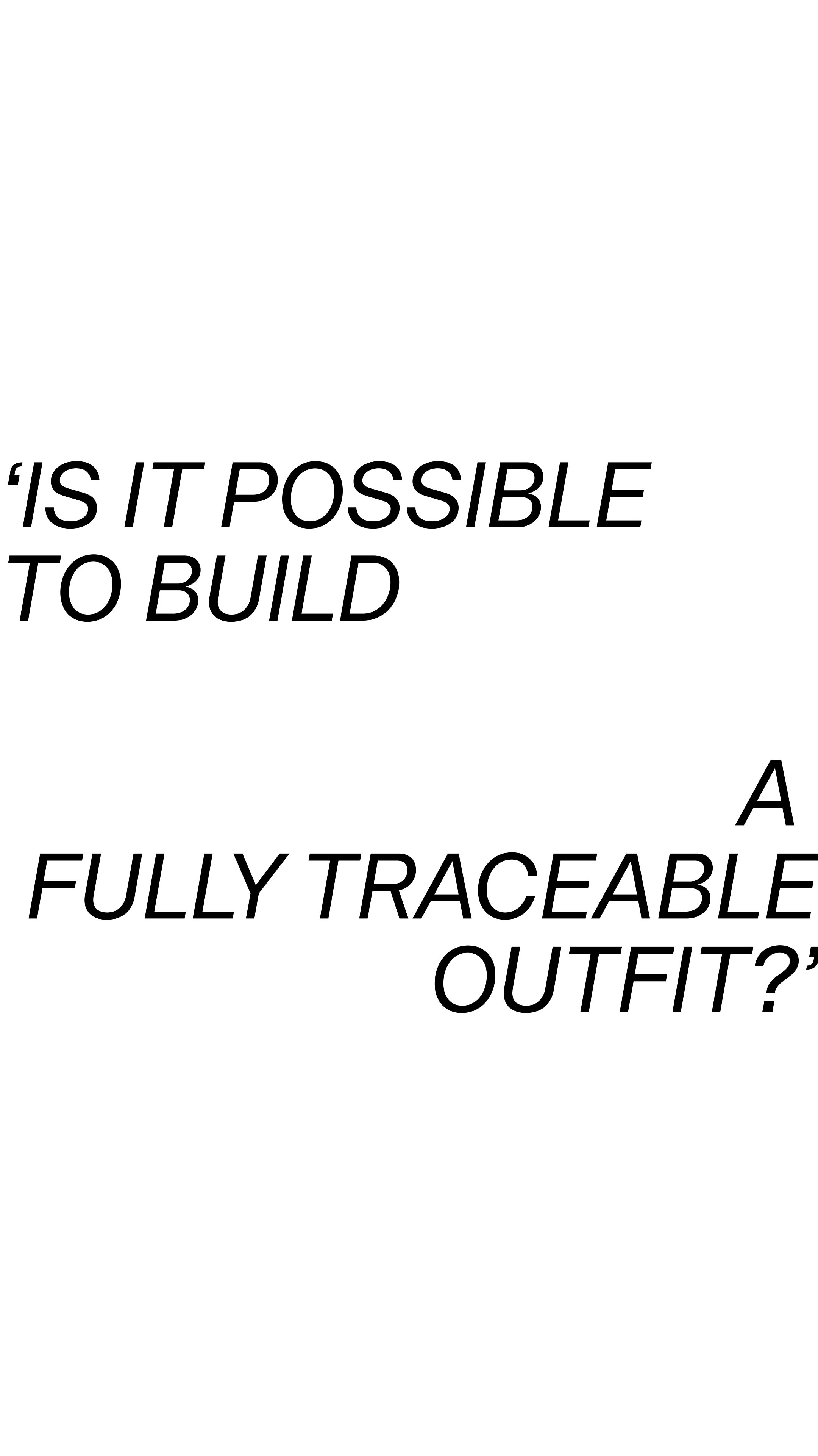 Miista Traceability: Video quote