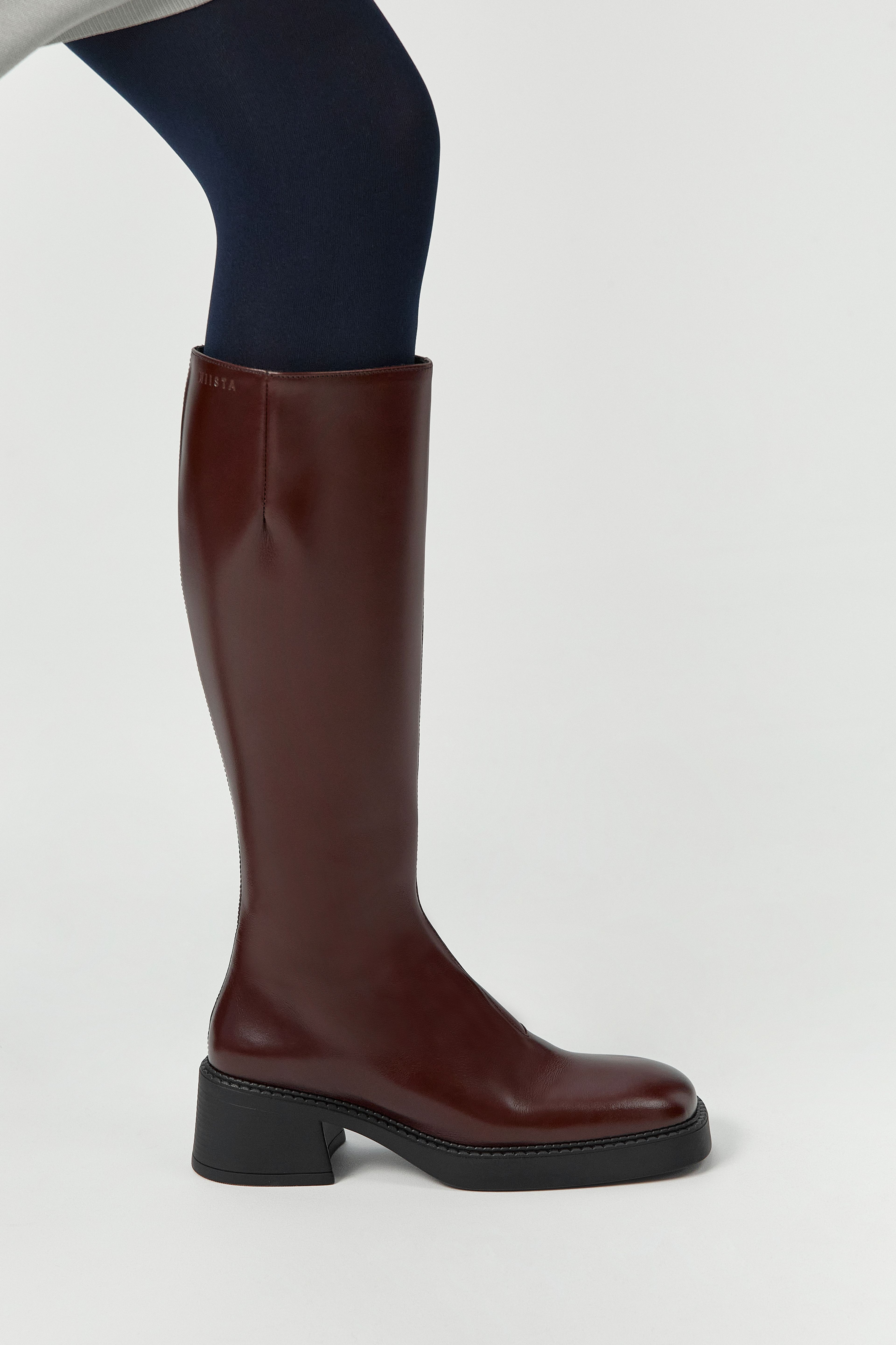 Yumi Boots - Chestnut Leather | Miista | Designed & Handmade in Europe