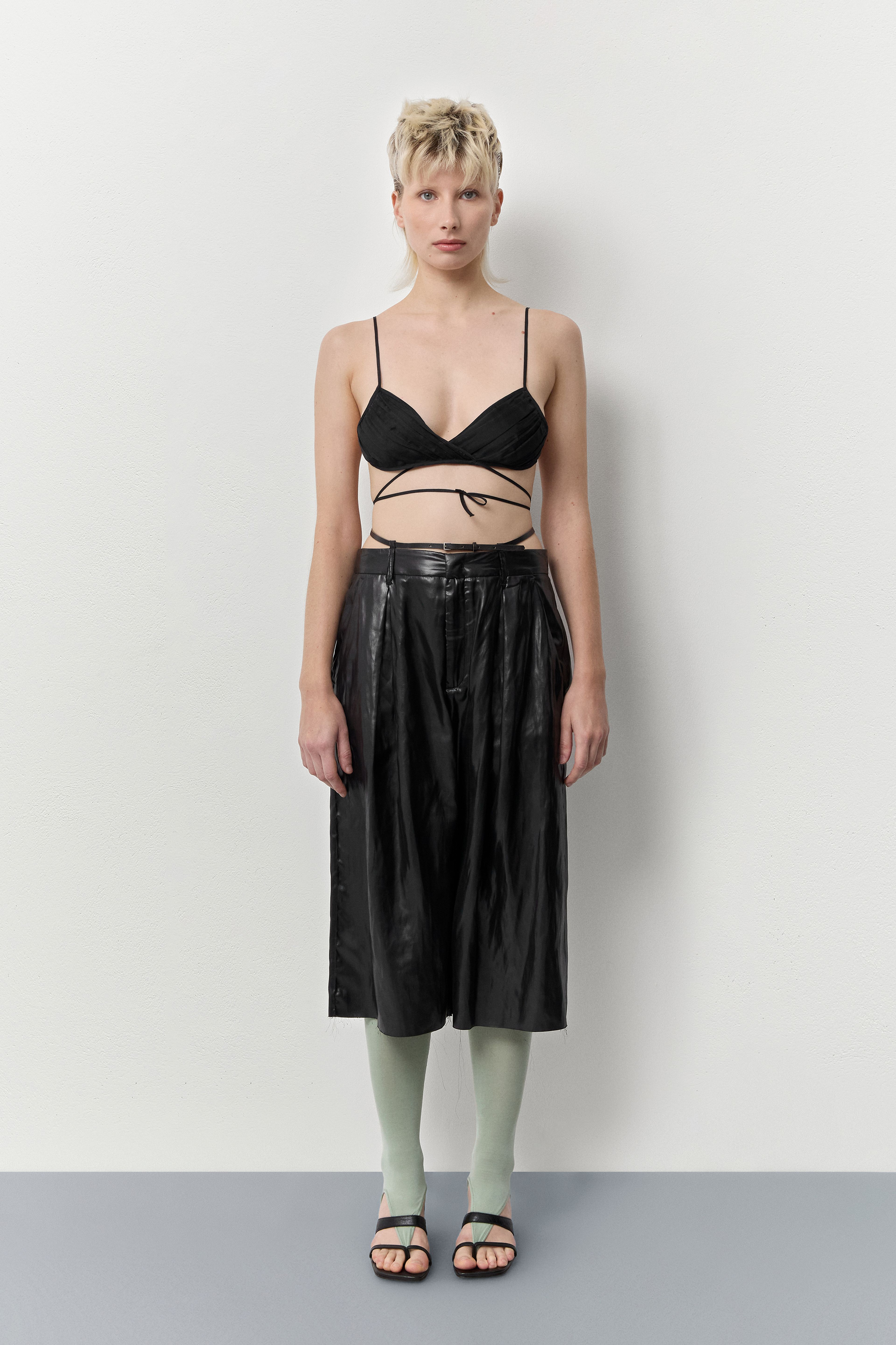 Luneth Black Bermuda | Miista | Designed & Handmade in Europe