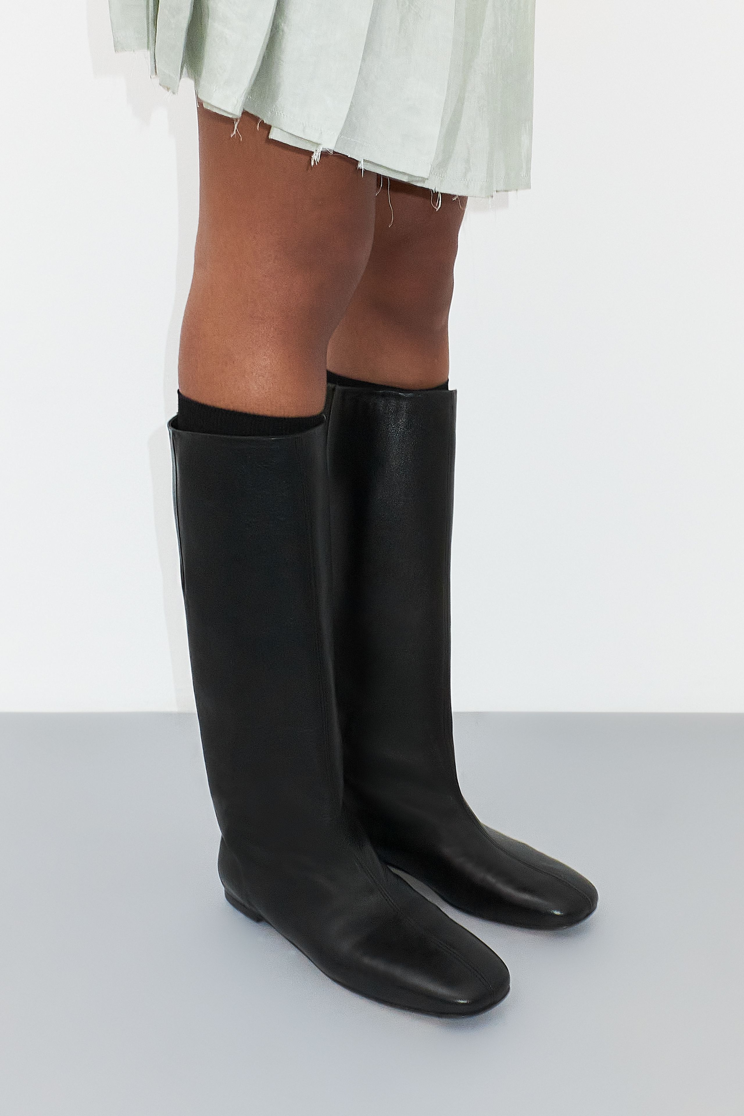 ロングブーツ miista SS25 SEVERINI BLACK TALLBOOTS (MI5690 BLACK) fb019580a89cc6db8f96f4fd7e383e