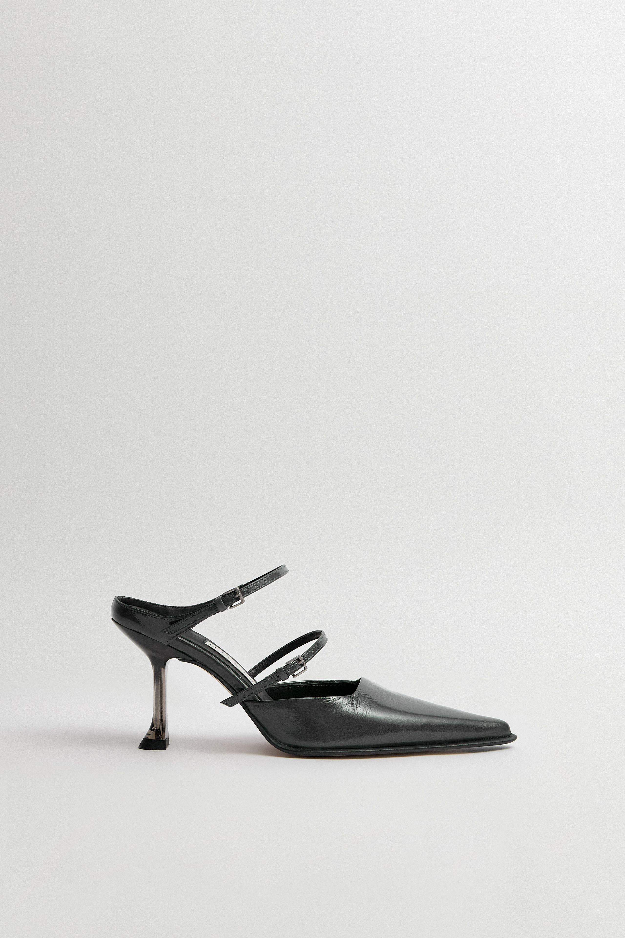 Shari Grey Straps Mules | Miista | Designed & Handmade in Europe