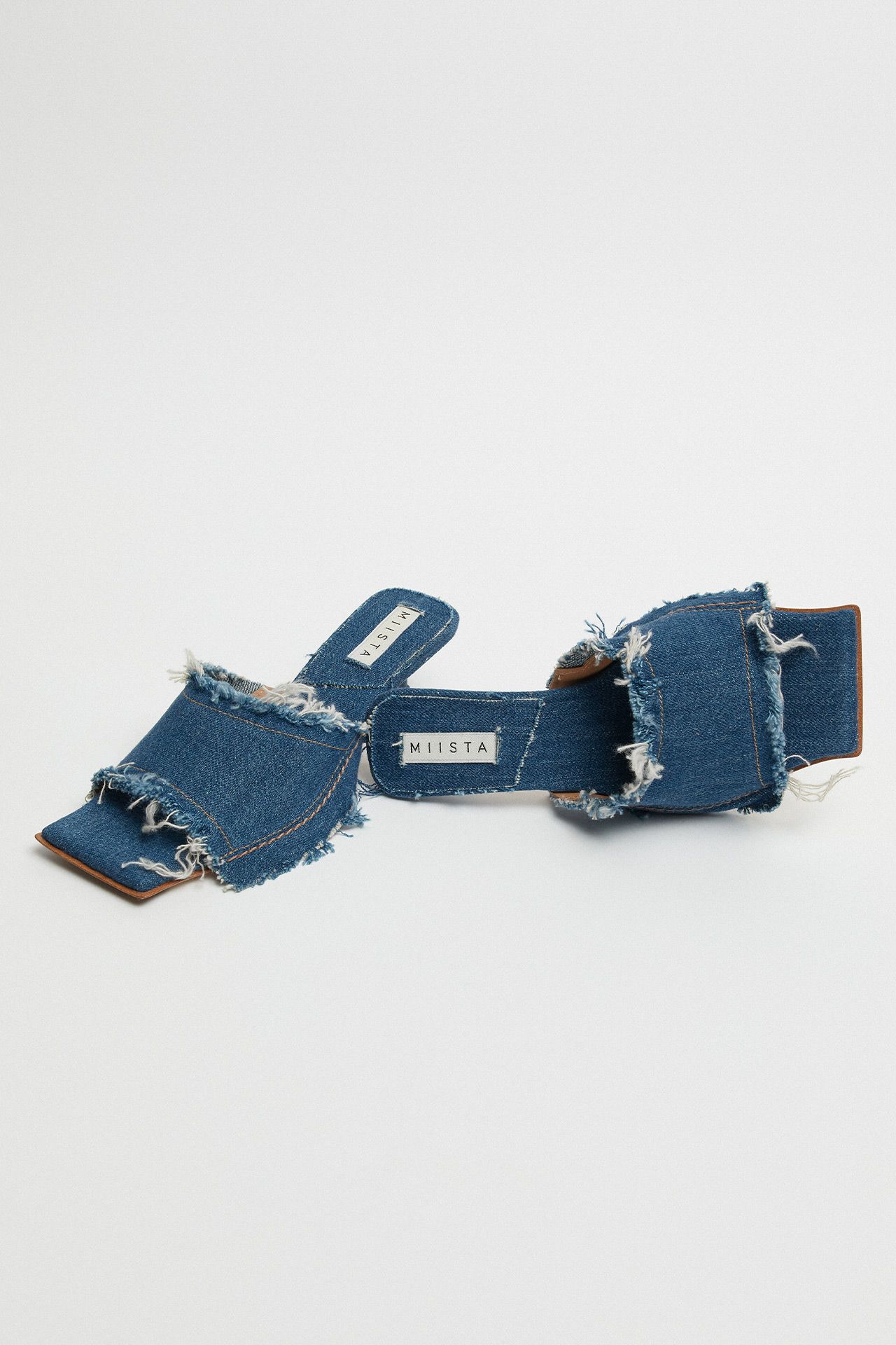 Betina Blue Denim Sandals | Miista