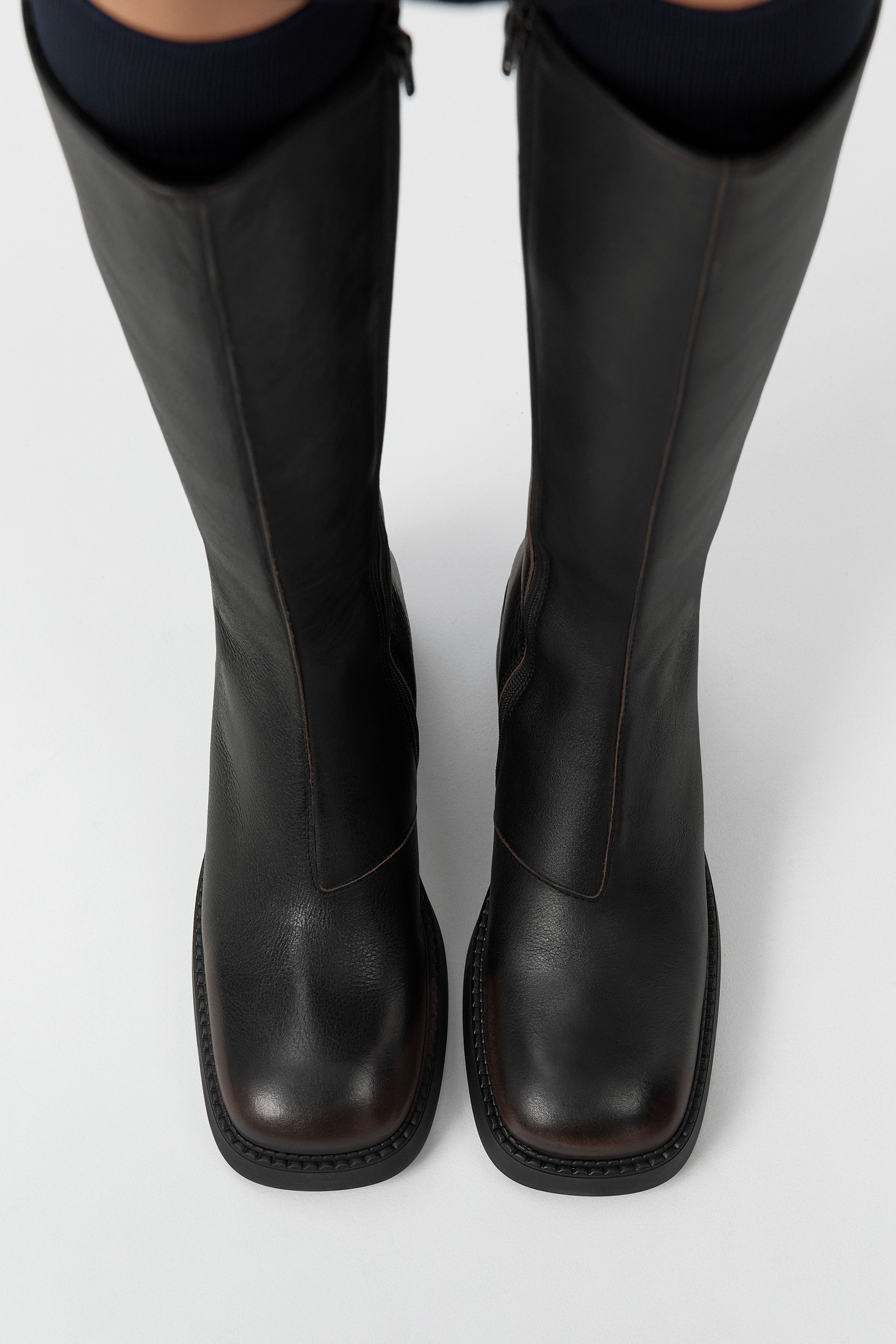 Yumi Brushed Brown Boots | Miista | Designed & Handmade in Europe