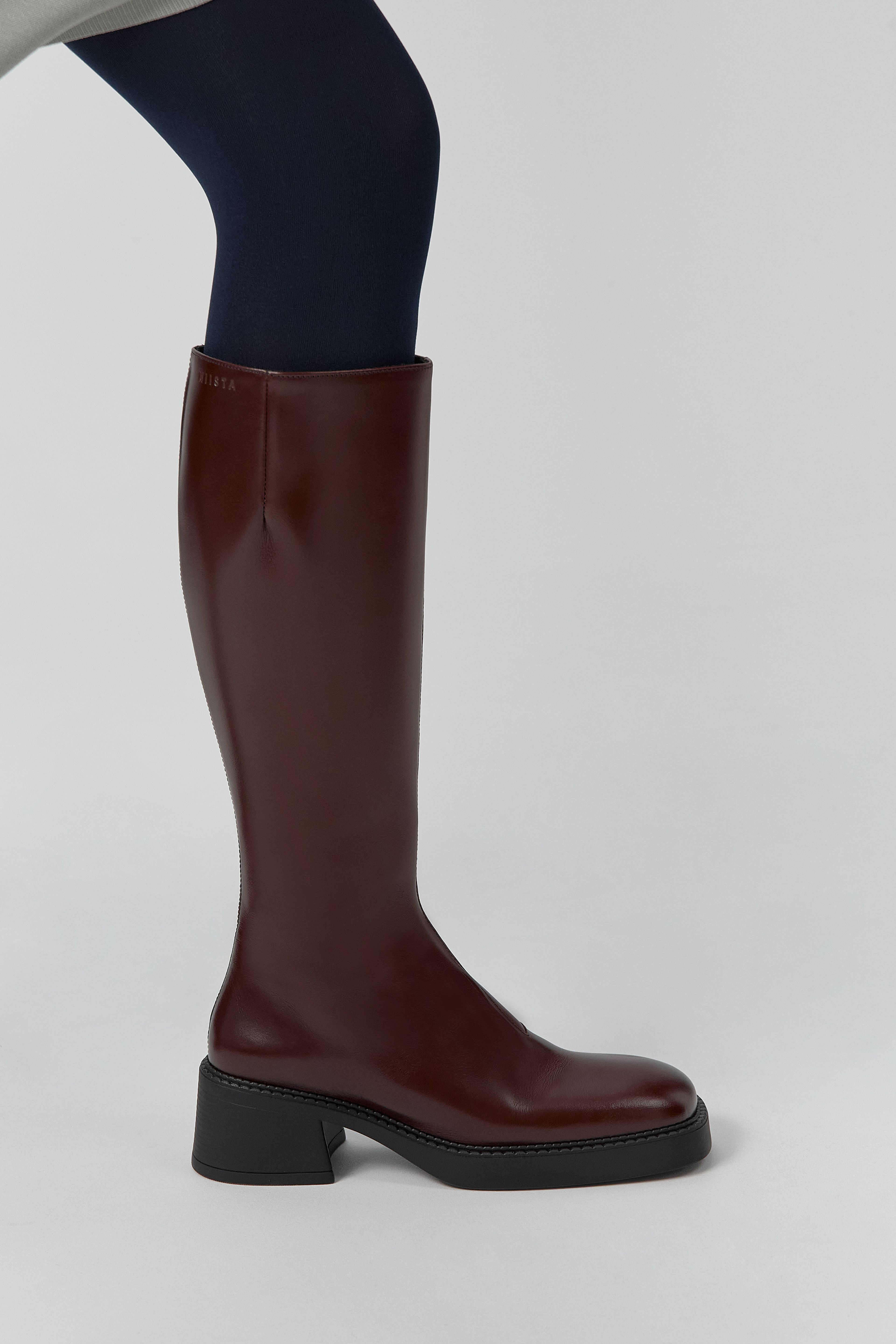 Yumi Boots - Chestnut Leather | Miista | Designed & Handmade in Europe