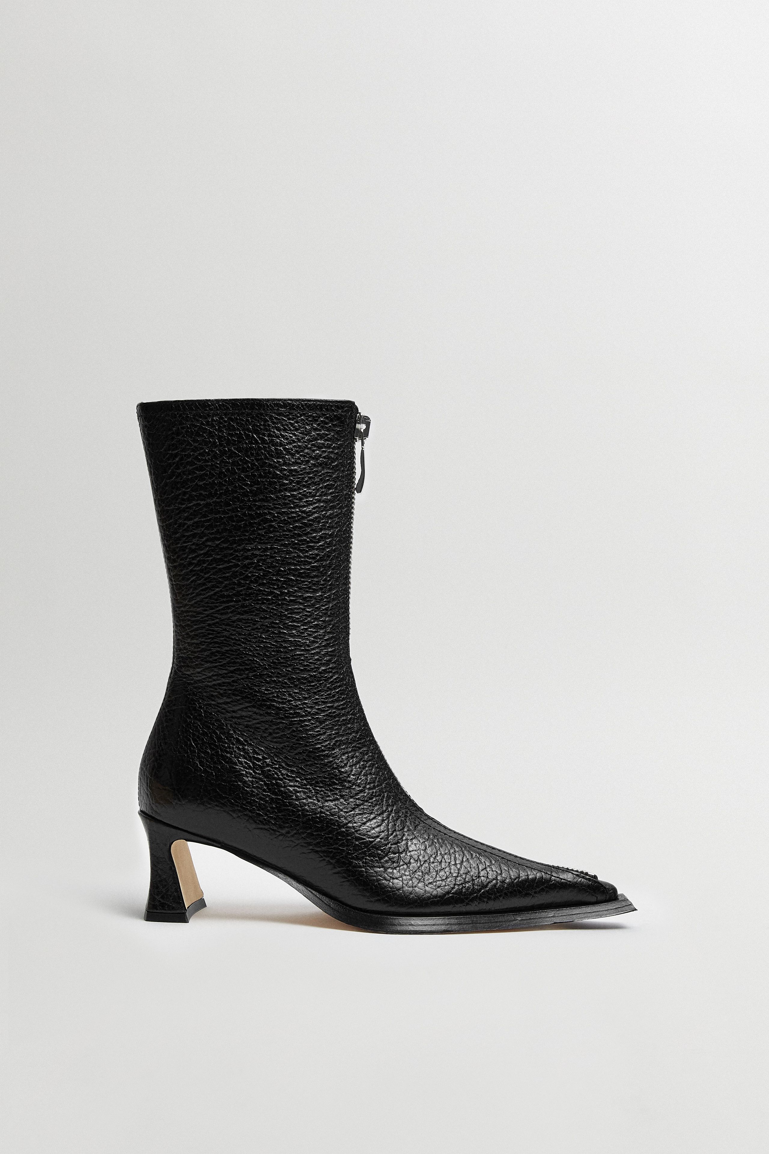 本革　miistaロングブーツ Vikki Black Tall Boots | Miista