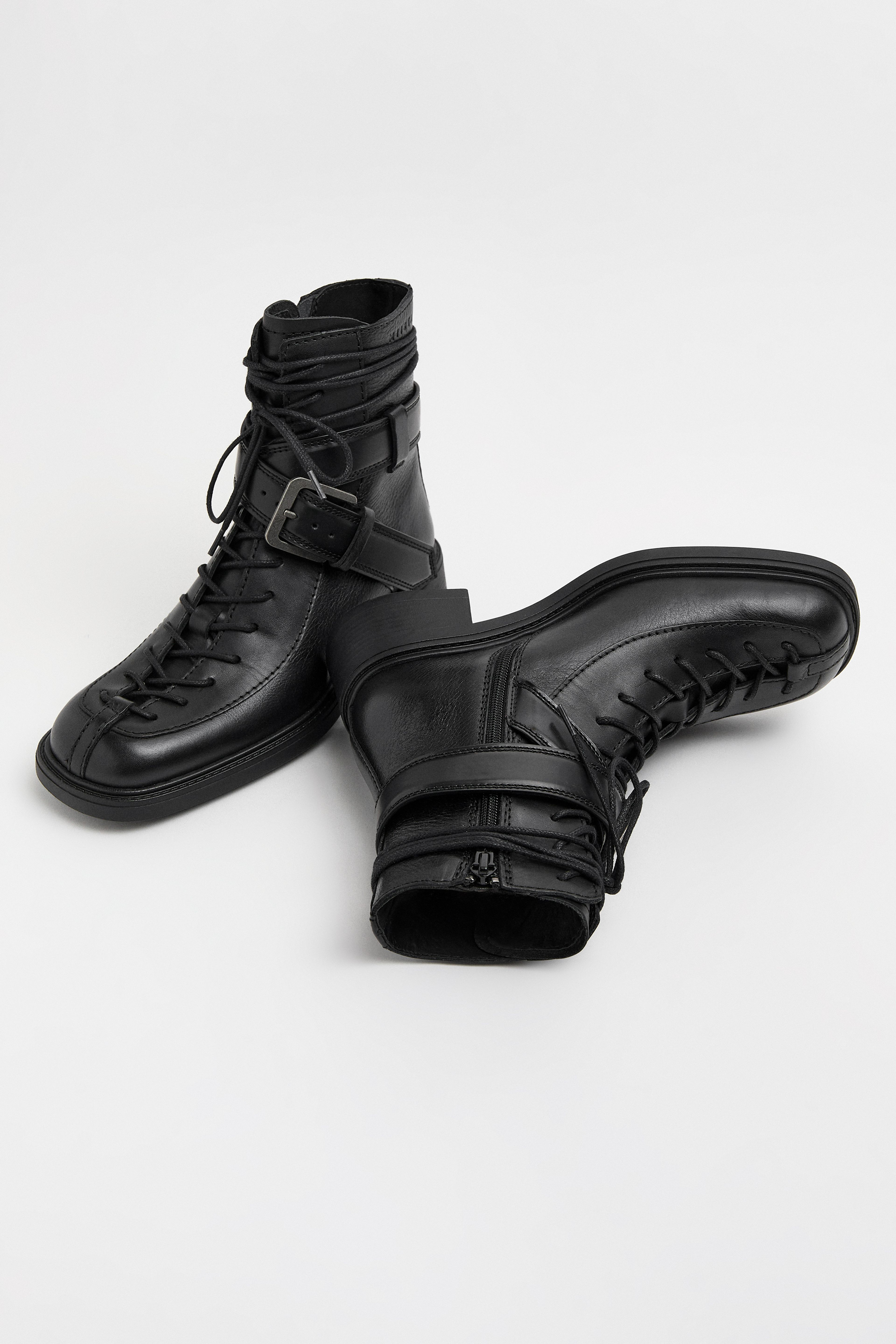 Licia Boots - Black Leather | Miista | Designed & Handmade in Europe