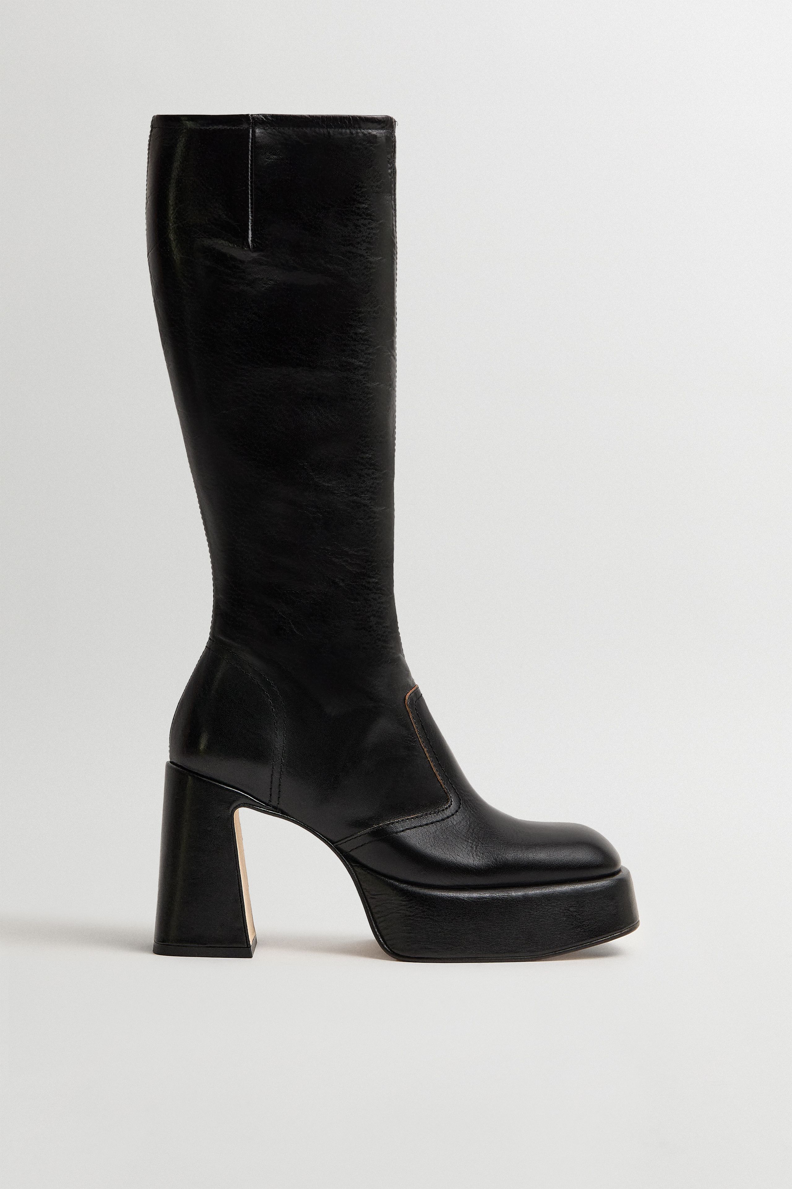 Anima Boots - Black Leather | Miista