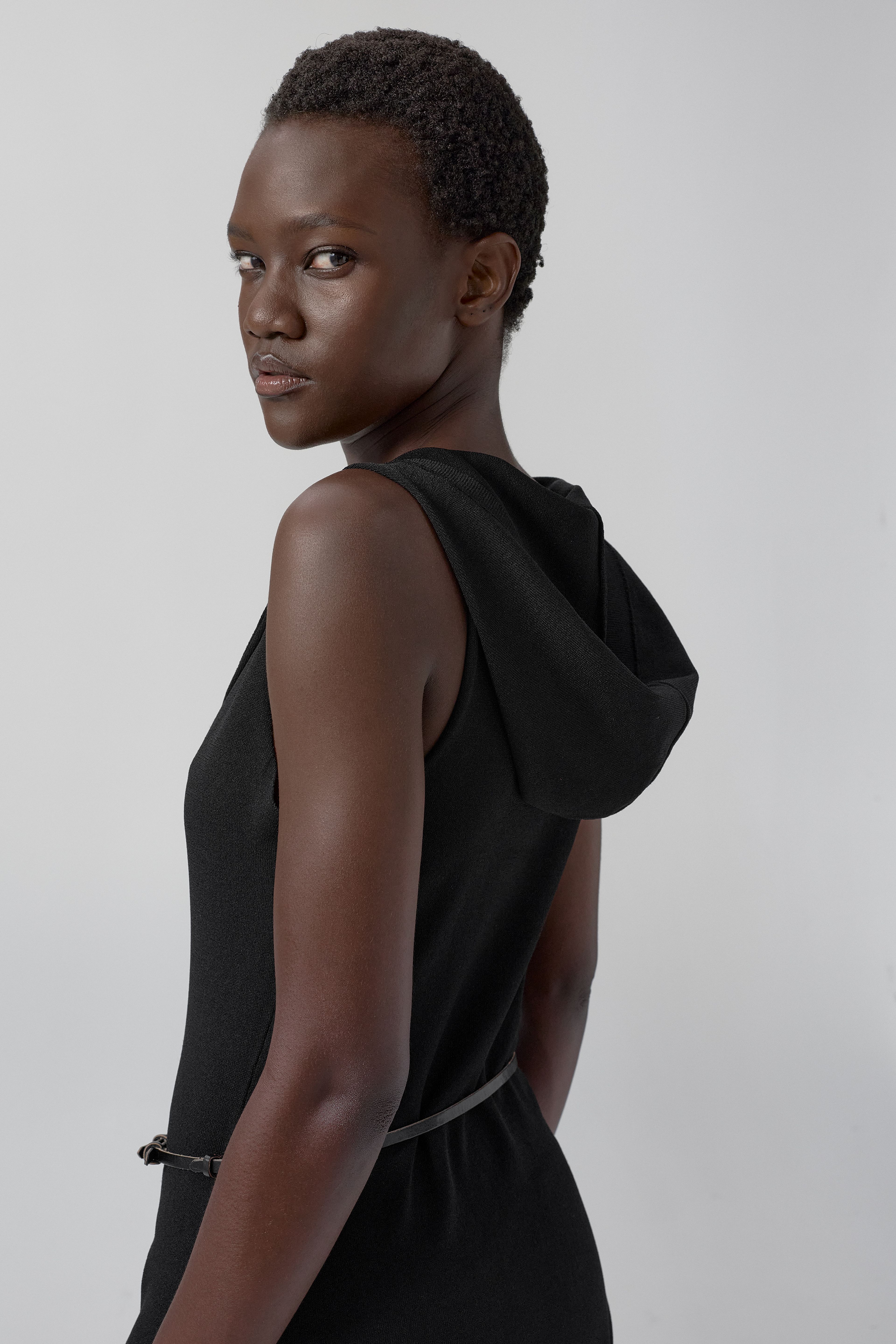 Ville Dress - Black Viscose Knit | Miista | Designed & Handmade in Europe