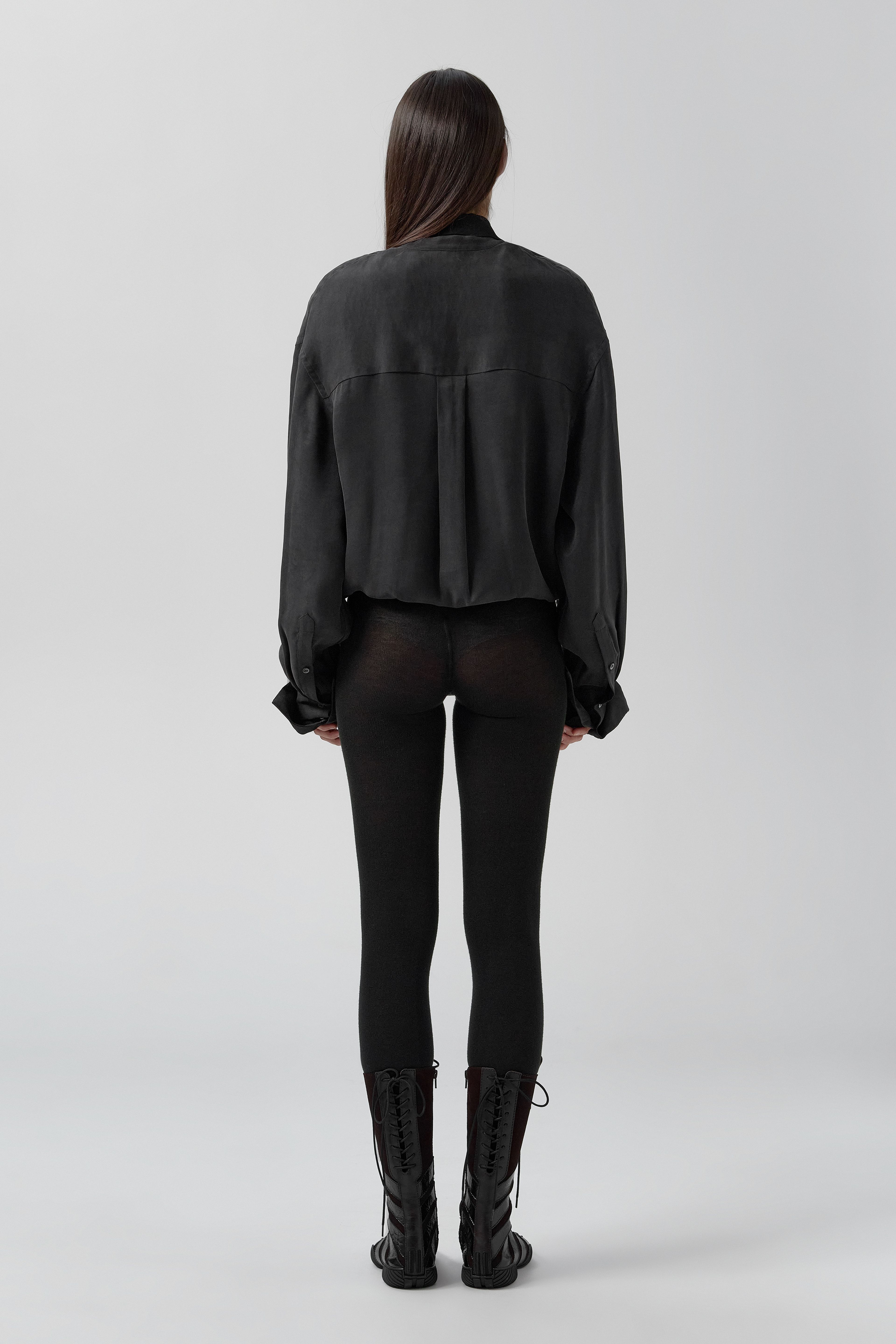 Lorna Dress - Black Lyocell Blend | Miista | Designed & Handmade in Europe