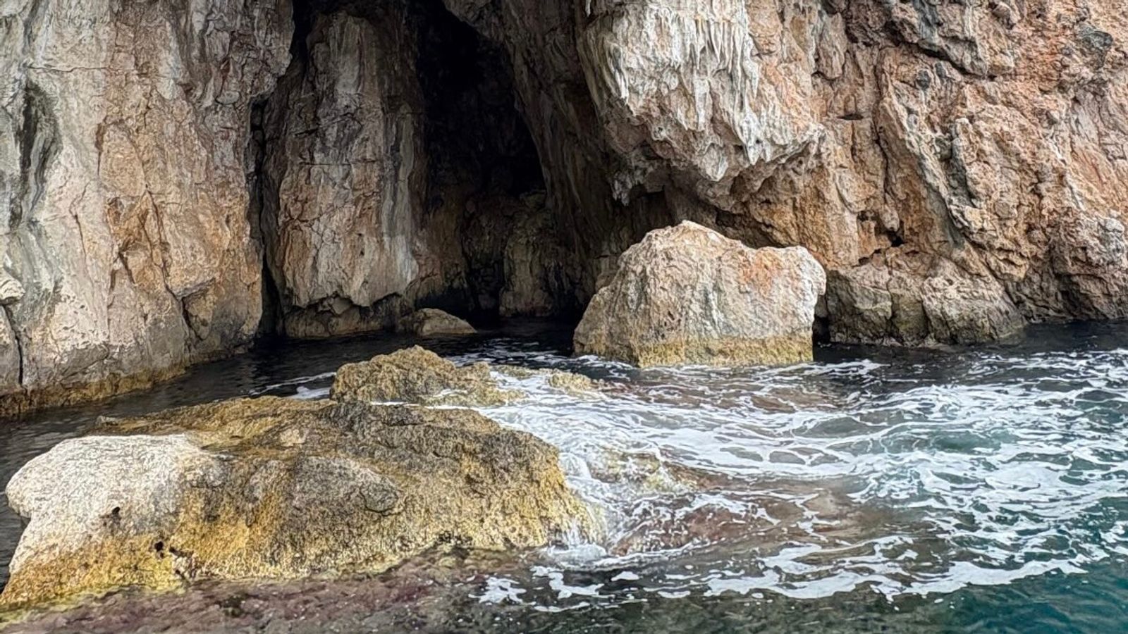 Mermaid Cave under the Saint Theodore monastery 