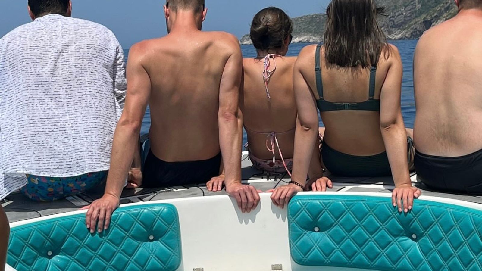 Friends enjoying a safe boat tour with AquaTerra!