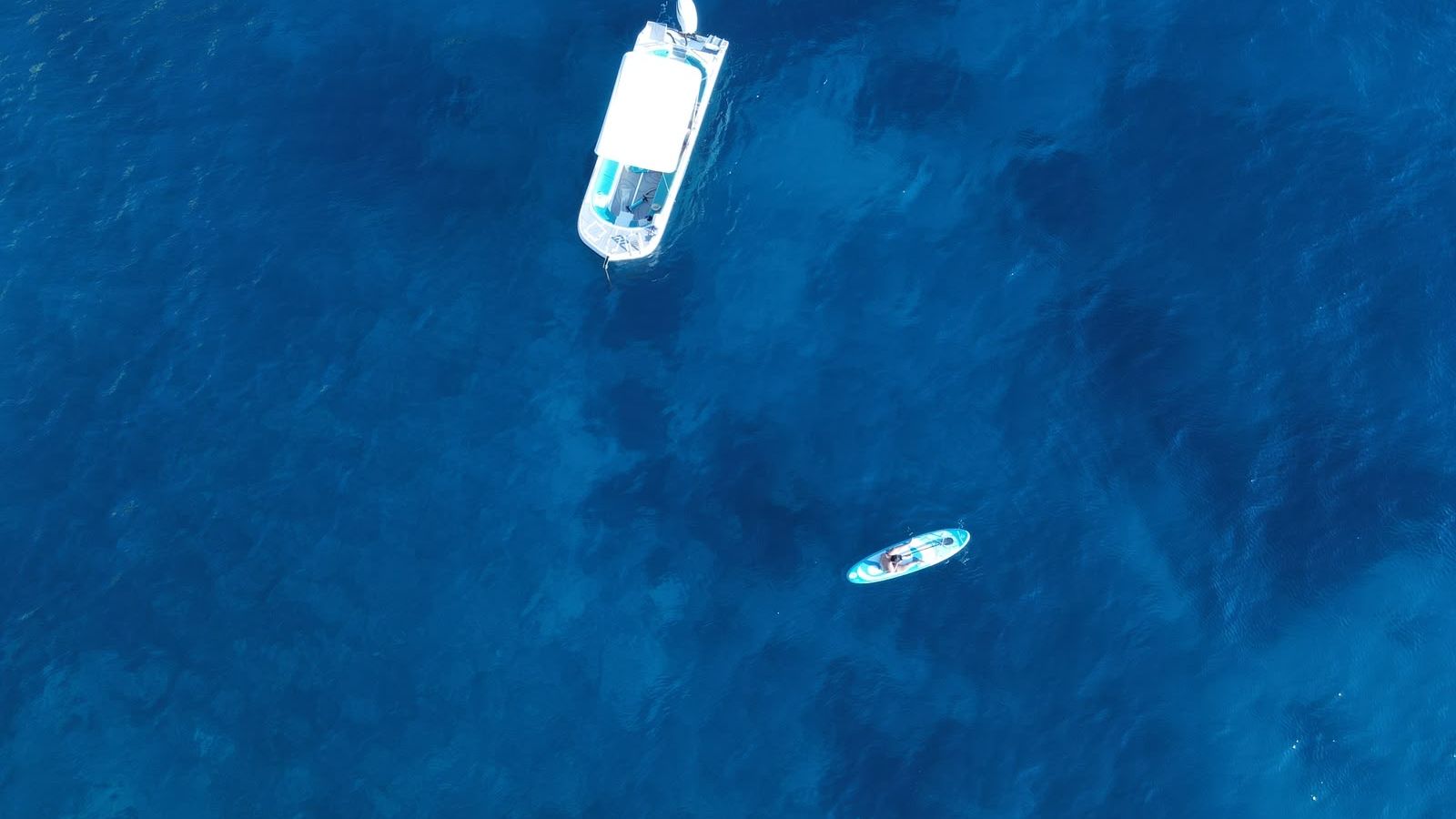 Stand up paddle boat in south albania 