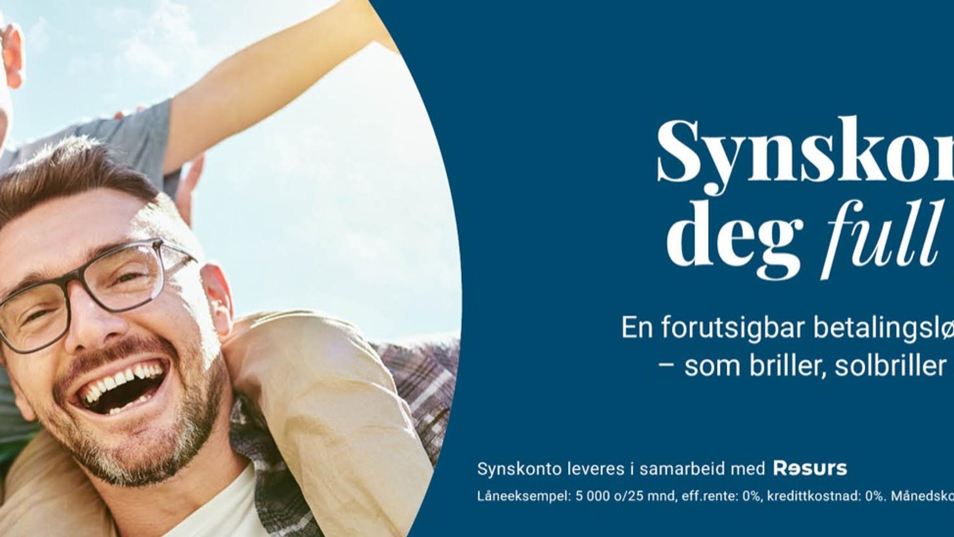 Synskonto — del opp betalingen