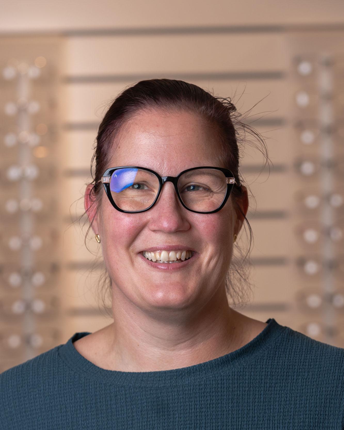 Charlotte Hansen Solstad, optometrist hos c)optikk Revetal