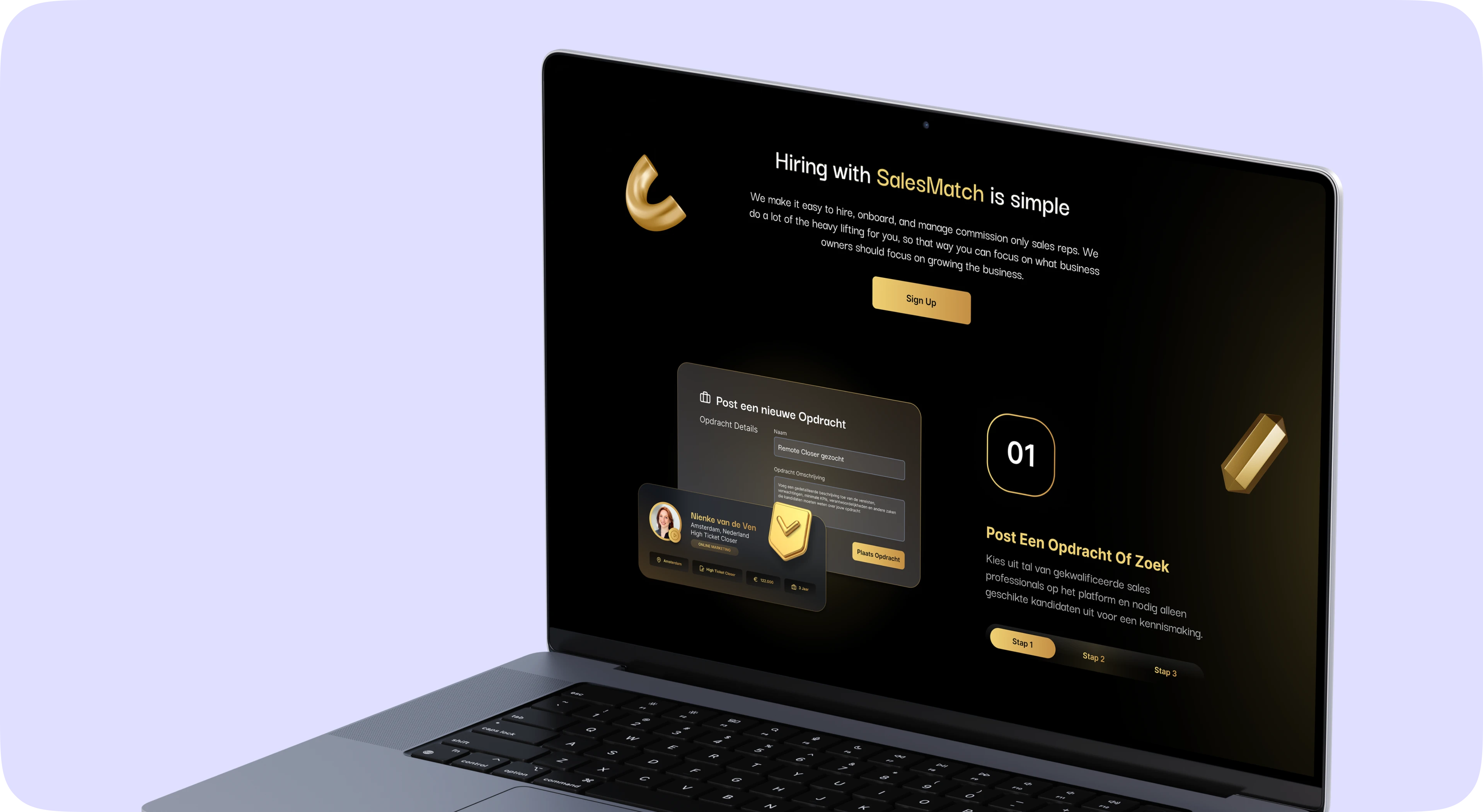 Salesmatch project showcase