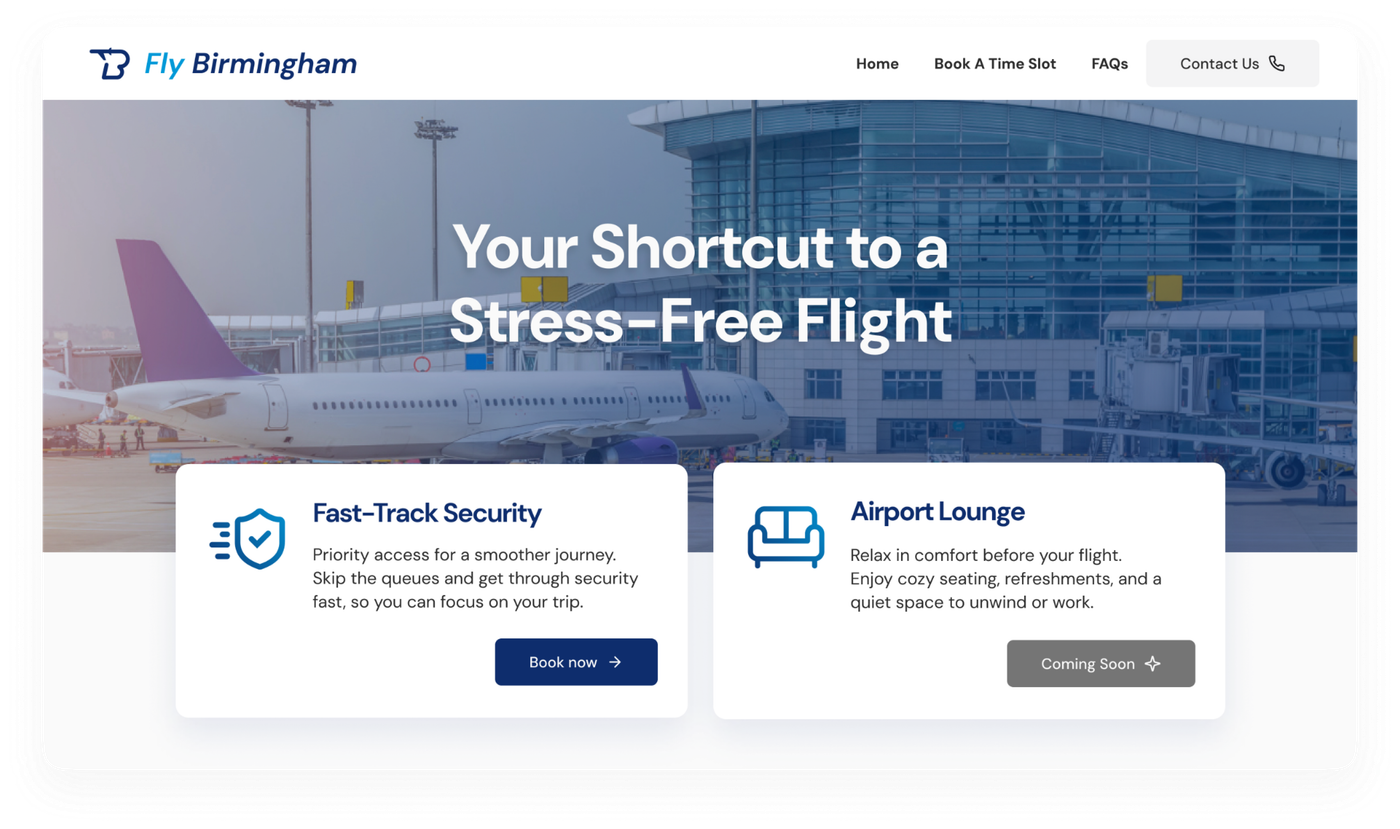 Fly Birmingham hero image