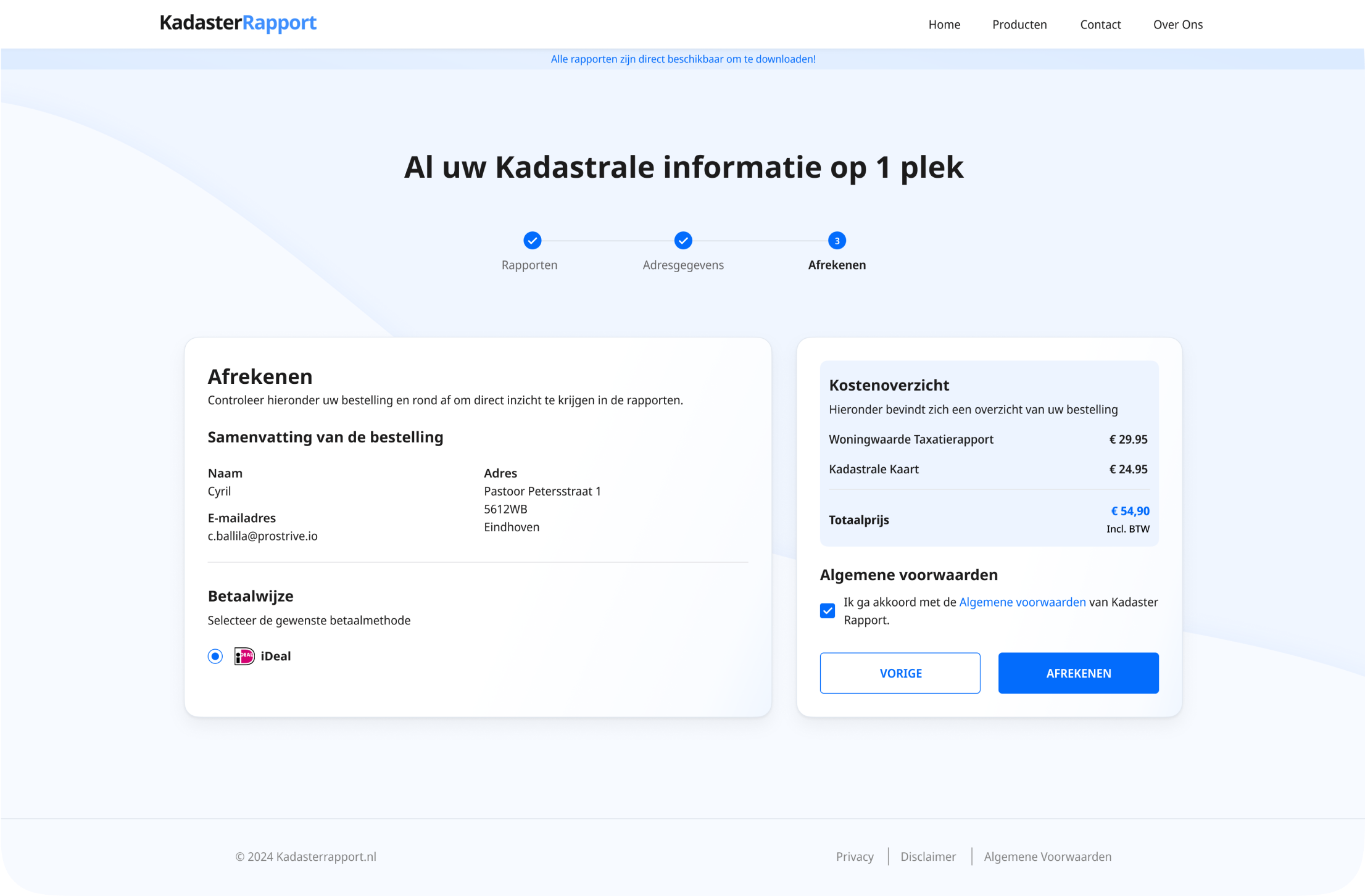 Kadaster Rapport - Project Highlights