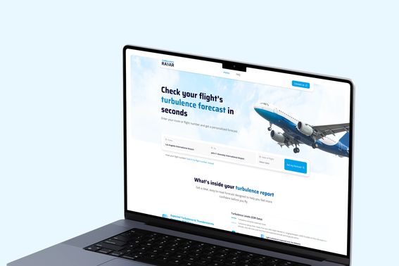 Turbulence Radar project showcase