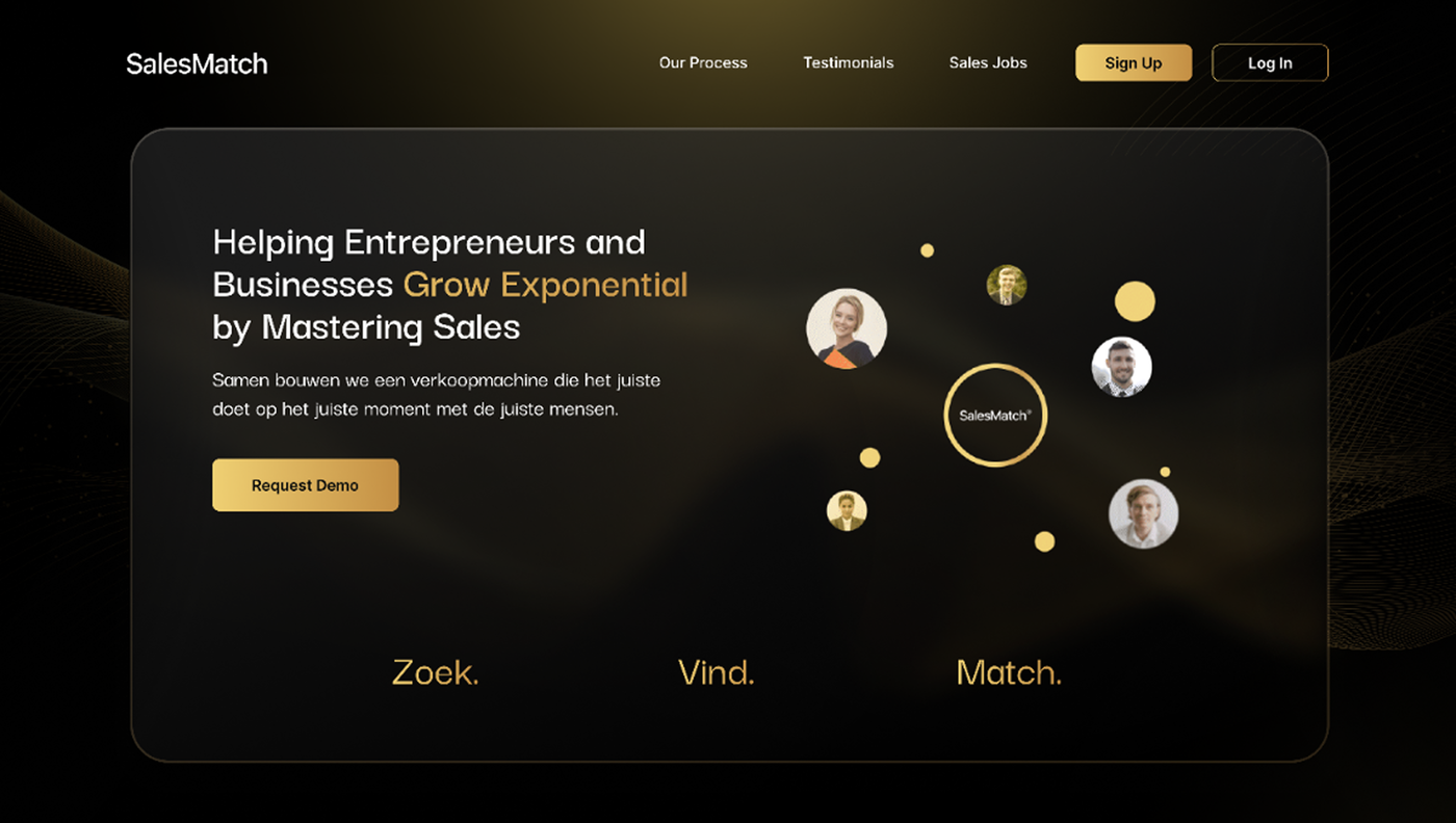 Salesmatch hero image