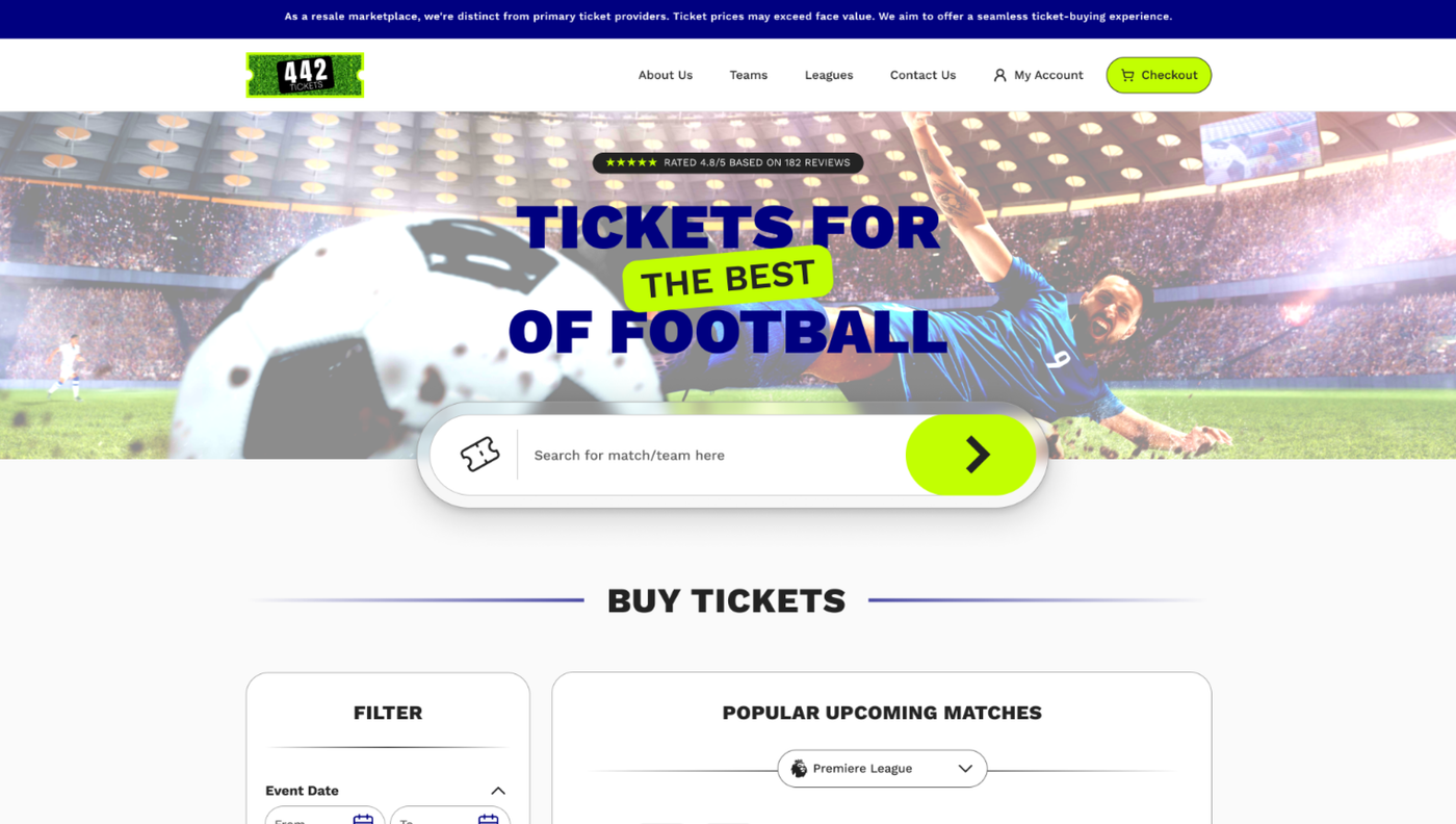 442 Tickets hero image