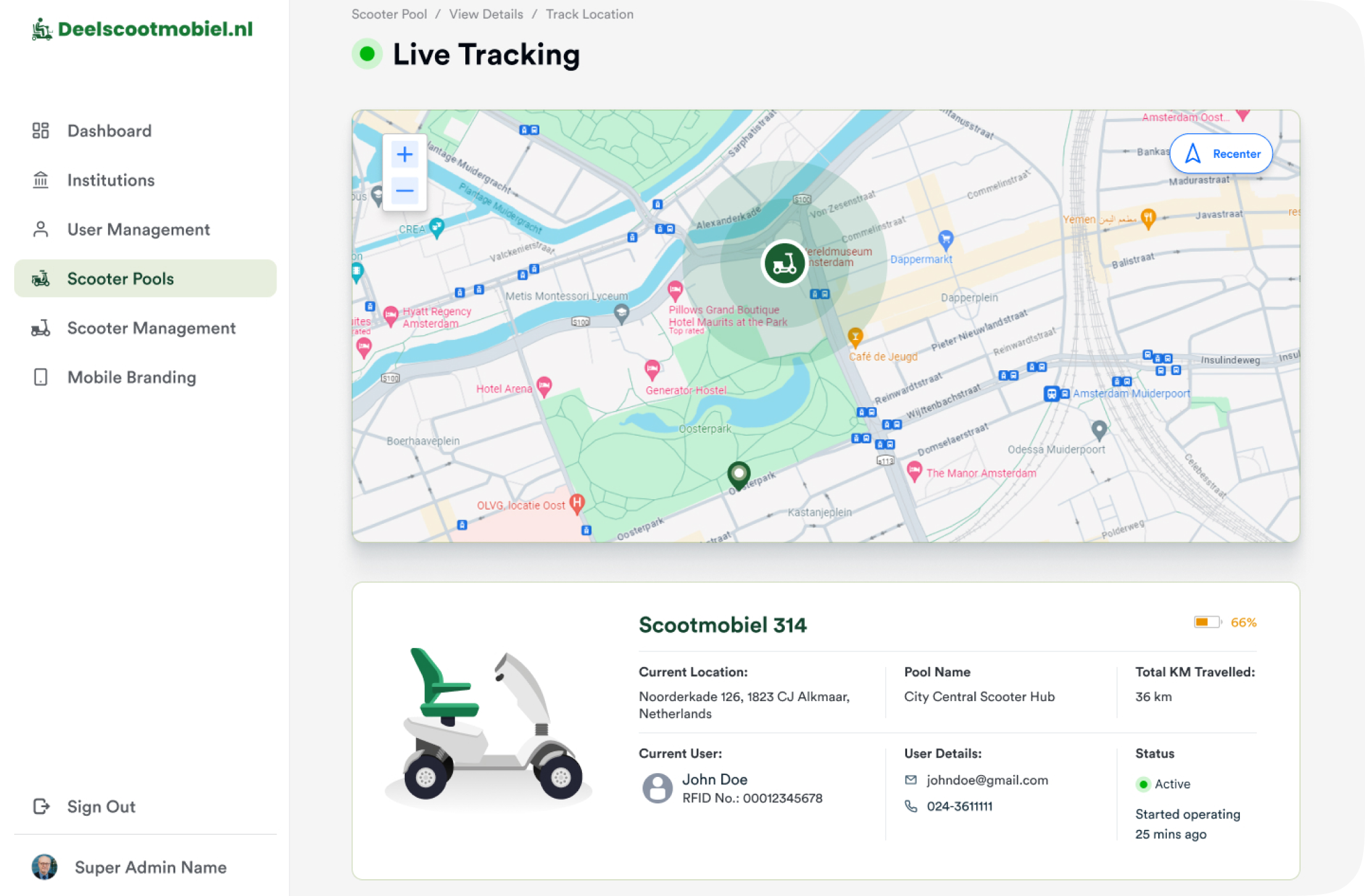 Deelscootmobiel - Project Highlights