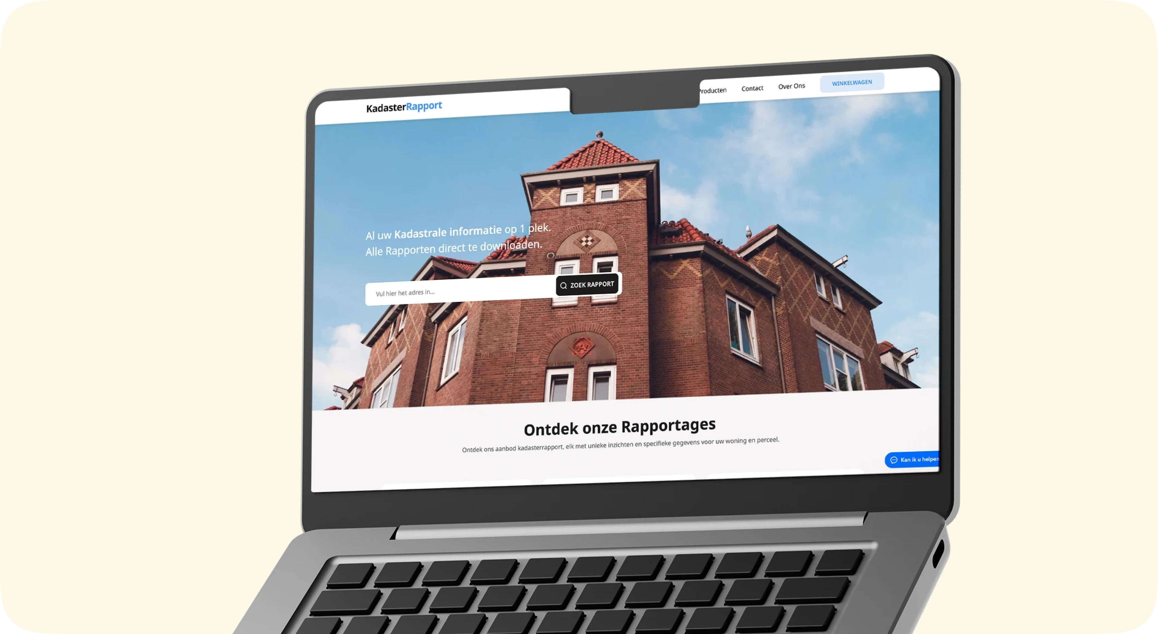 Kadaster Rapport project showcase