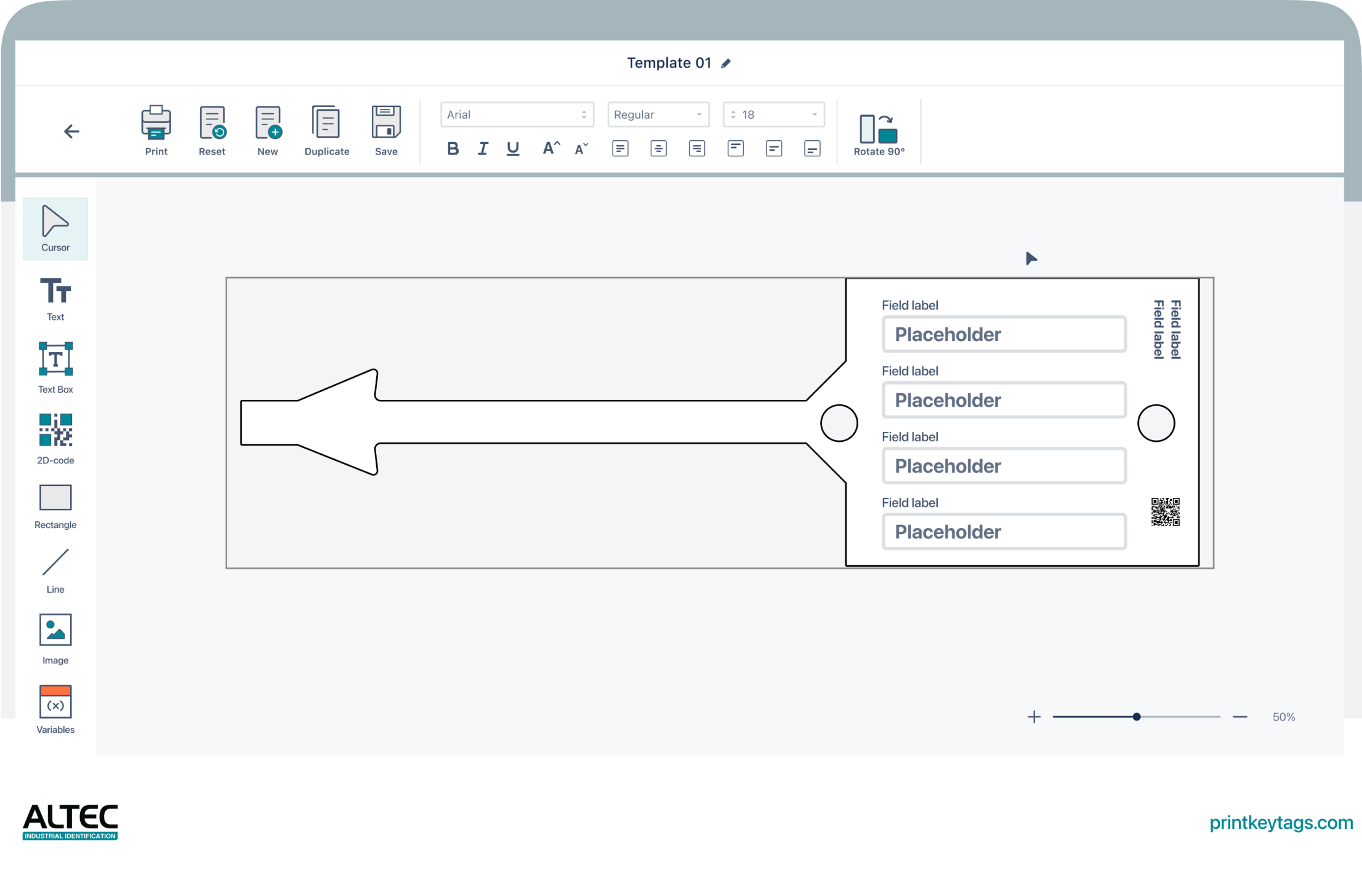 Altec - PrintKeyTags