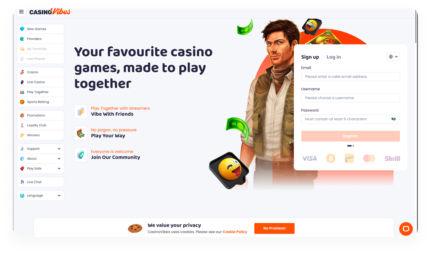 Casino Vibes hero image