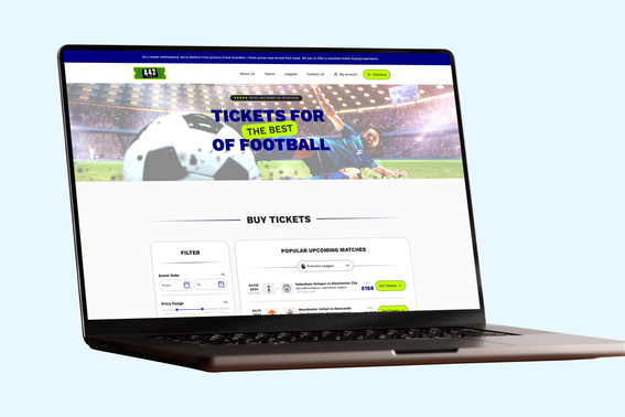 442 Tickets project showcase