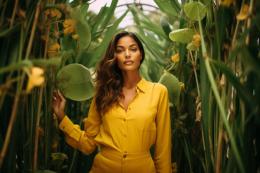 Feature woman in nature