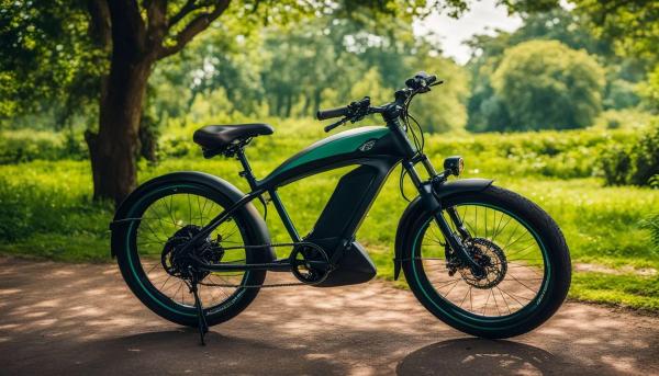 Electric bike in the park