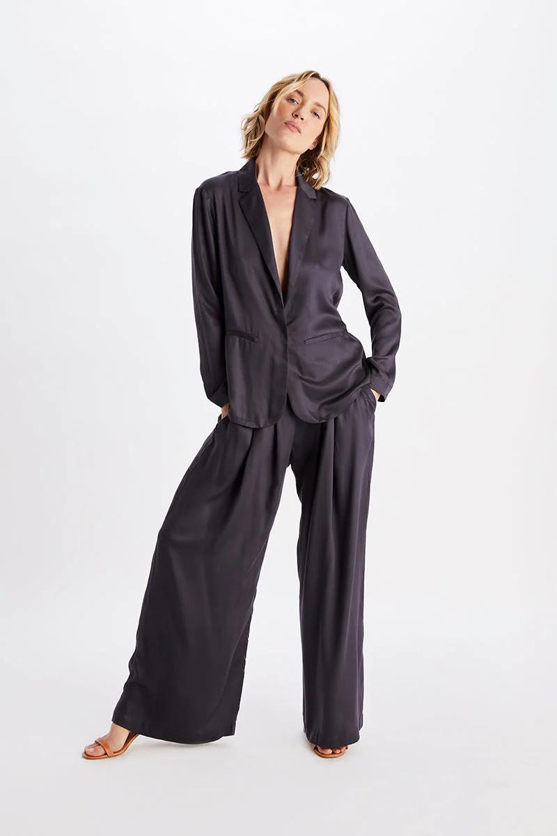 Black blazer and jumpsuit from Neu Nomads brand.