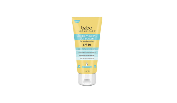 Babo Botanicals Sheer Mineral Sunscreen Lotion SPF 50