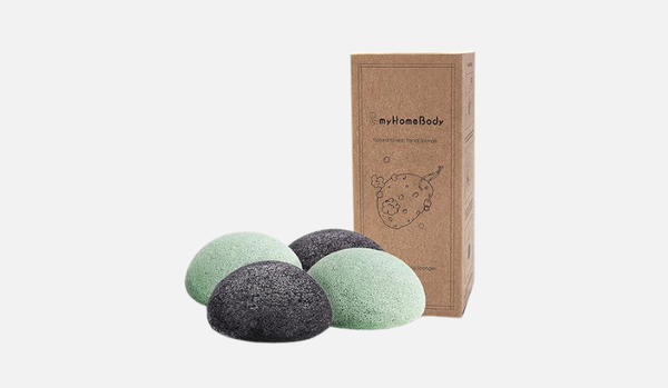 myHomeBody Natural Konjac Facial Sponges