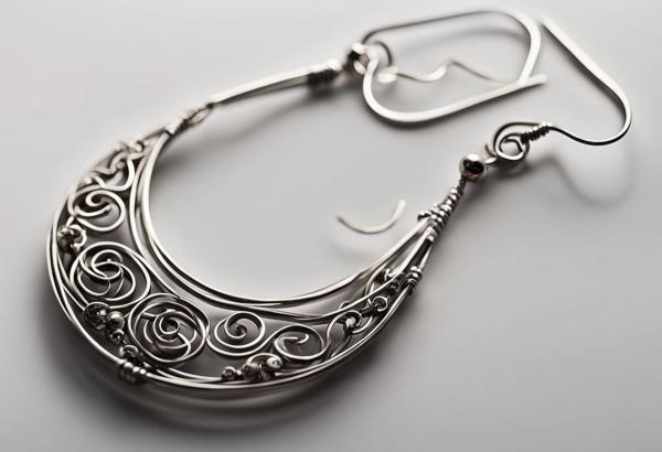 silver wire earring for how to make wire earrings