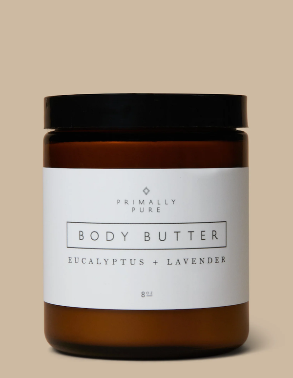 Primally Pure's Body Butter (Eucalyptus + Lavender)