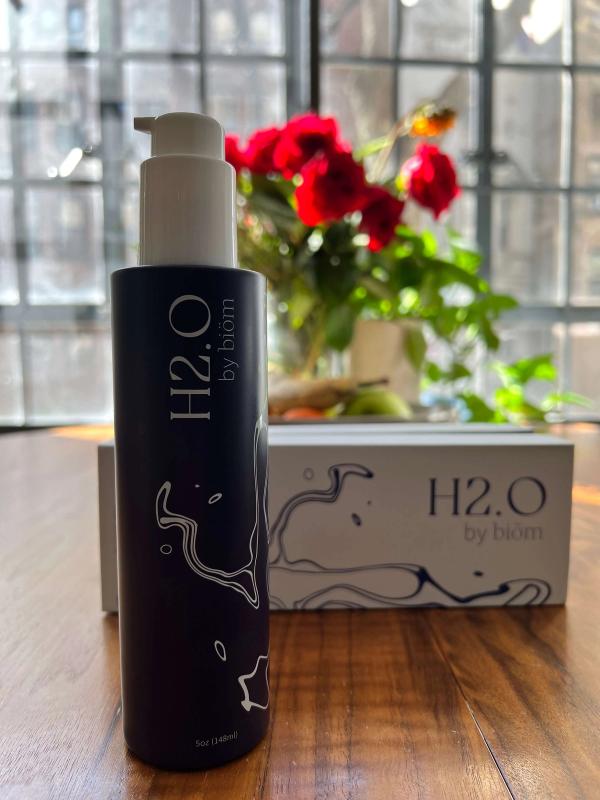 H2.O Cleanser by the window