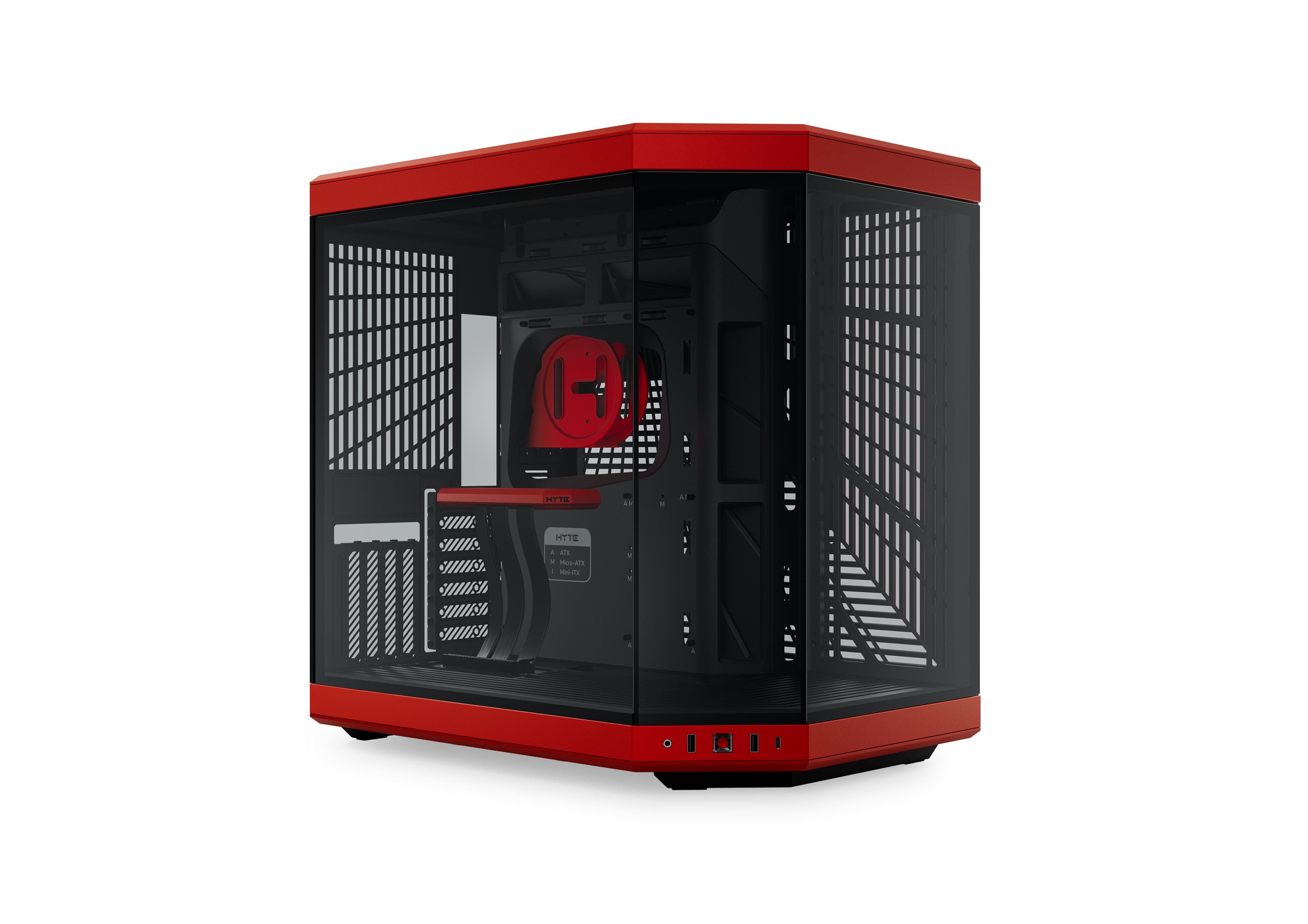 HYTE Y70 Modern Aesthetic Case - Red