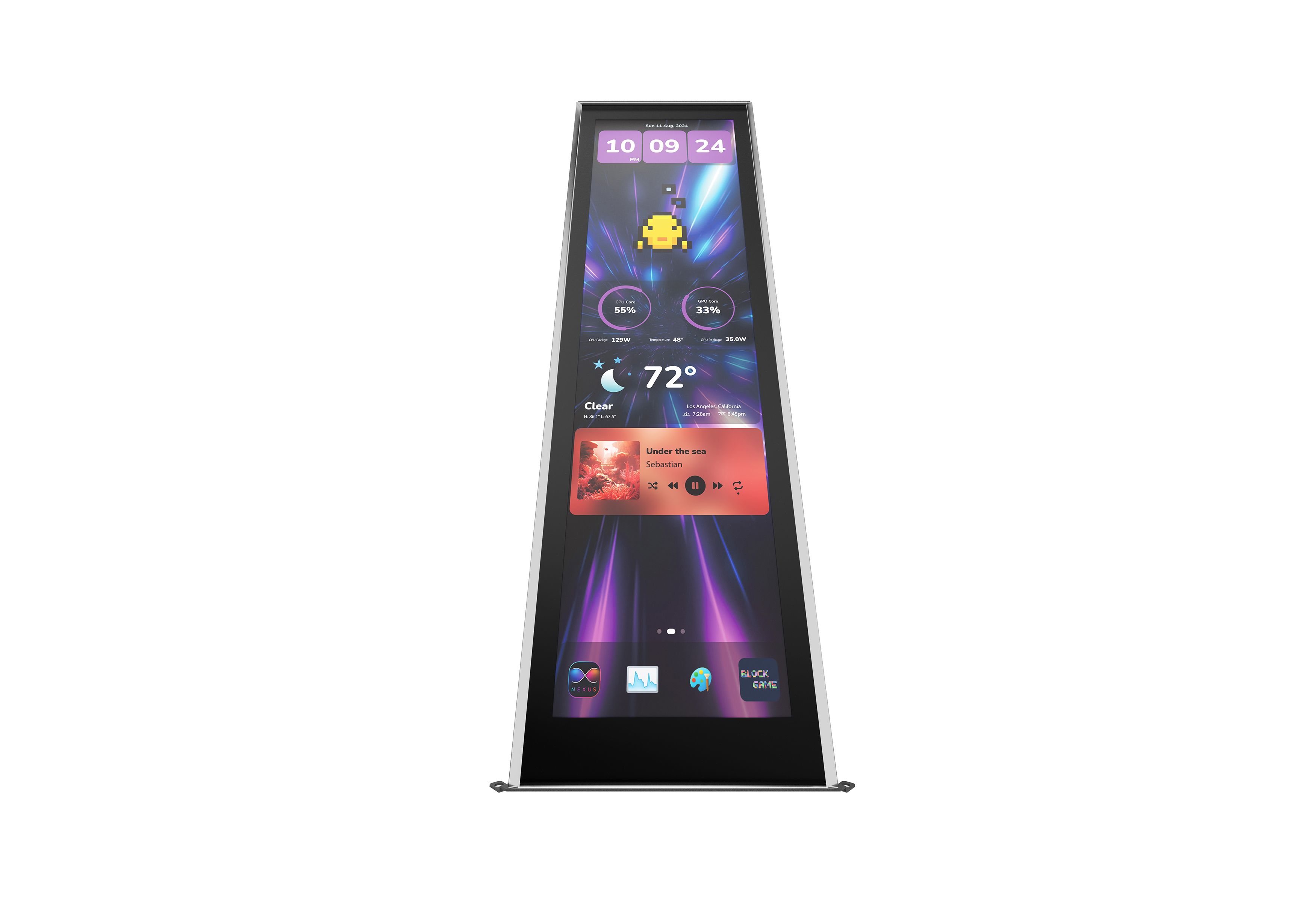 Y70 touch infinite Display Upgrade - Pitch Black | HYTE