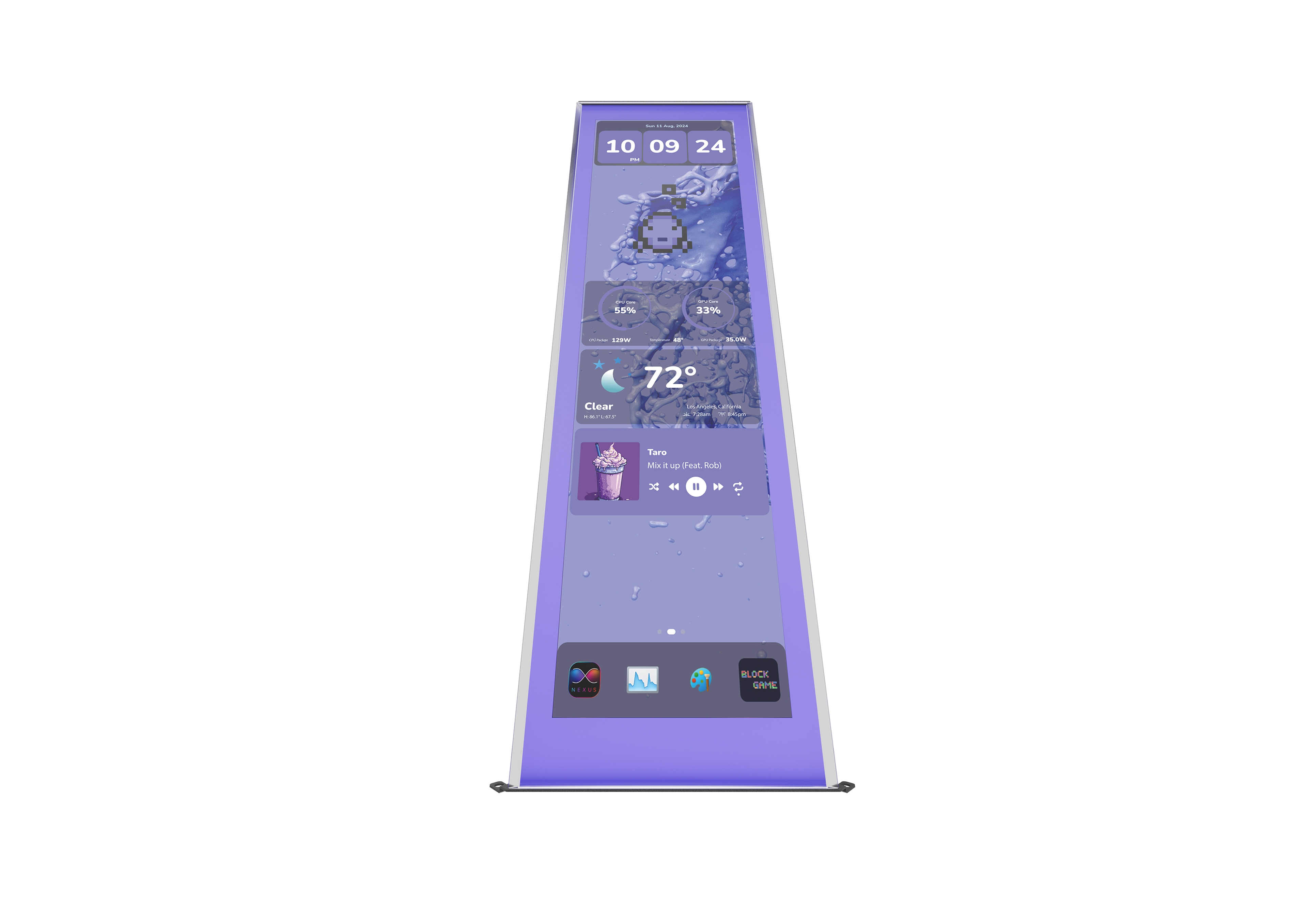Y70 touch infinite Display Upgrade - Taro Milk