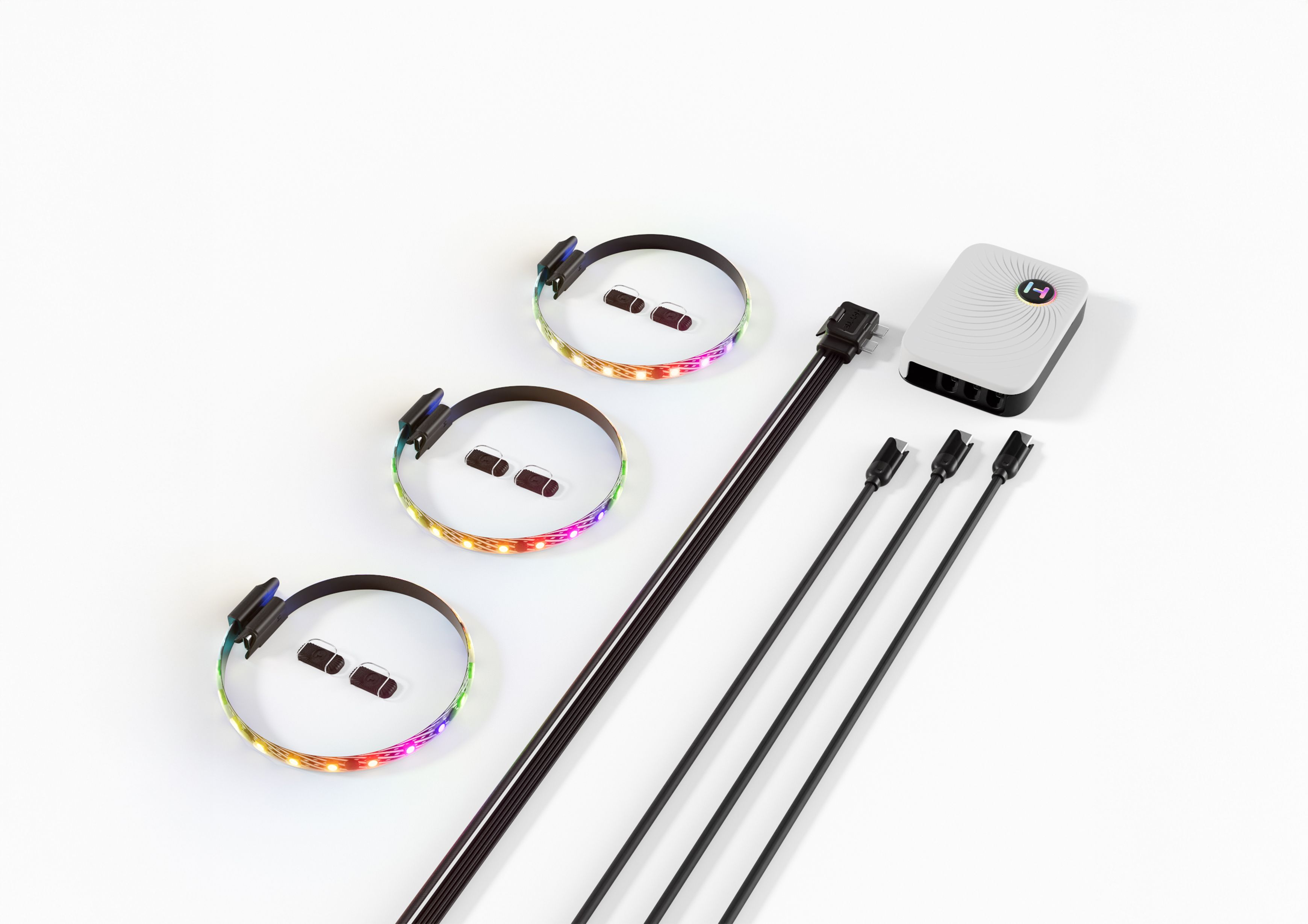 LS10 qRGB Light Strips + NP50 | HYTE