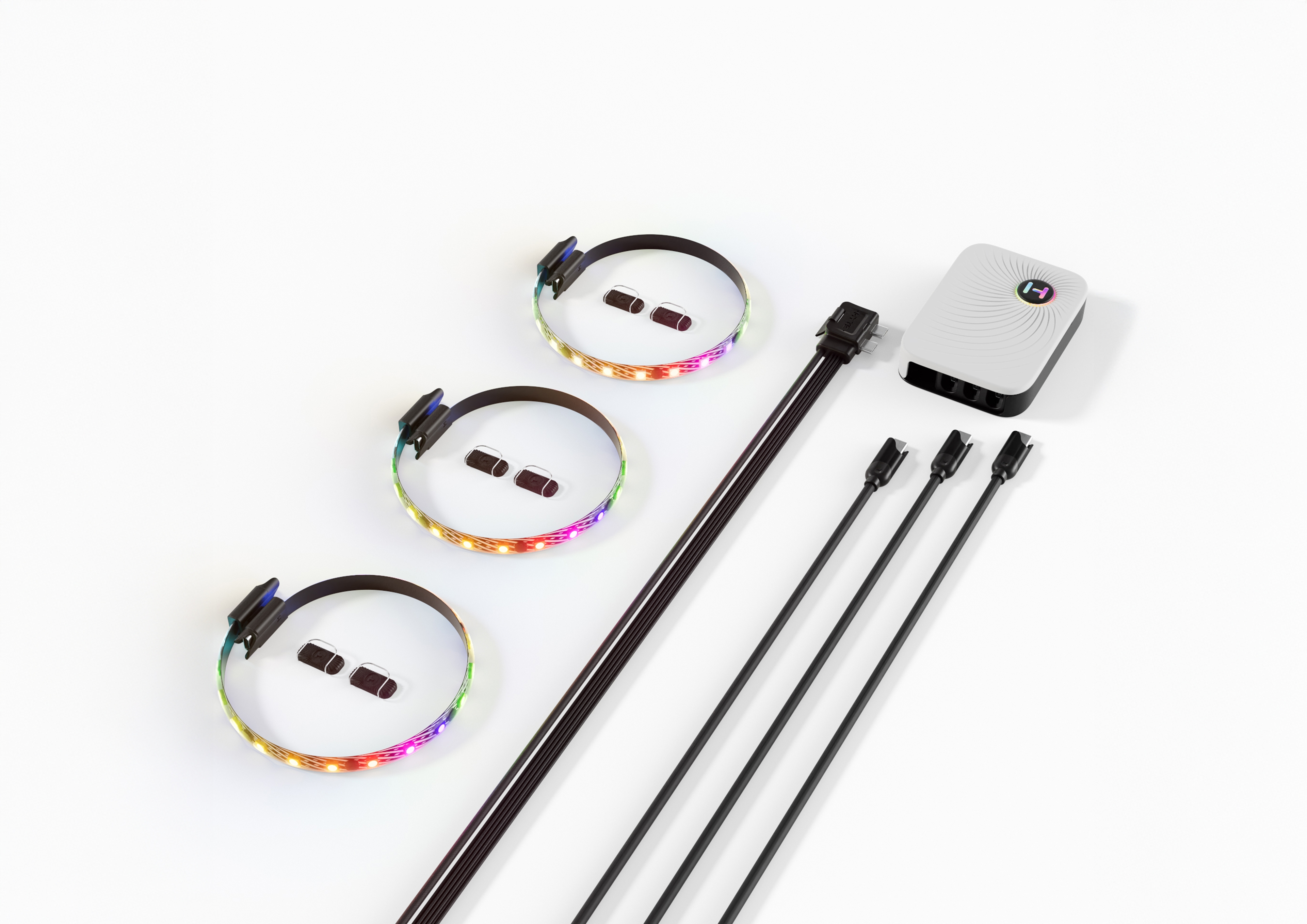 LS10 qRGB Light Strips Digital Immersion Lighting + NP50