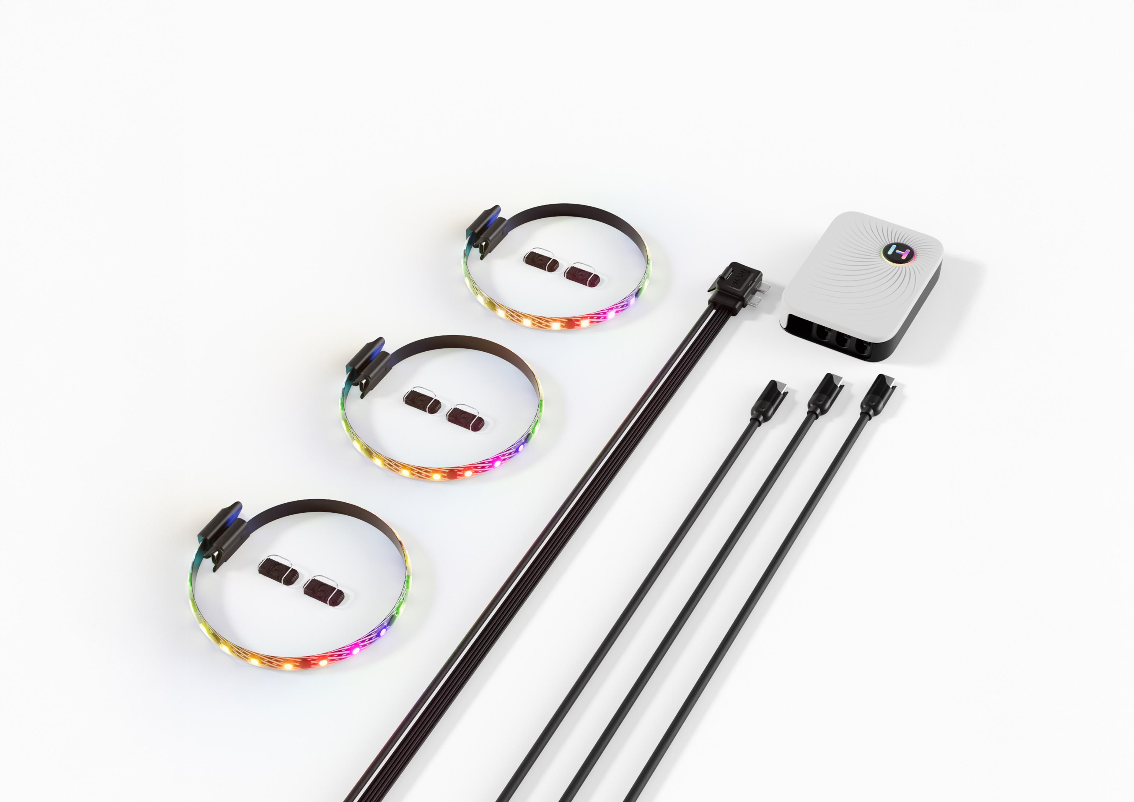 LS10 qRGB Light Strips Digital Immersion Lighting + NP50