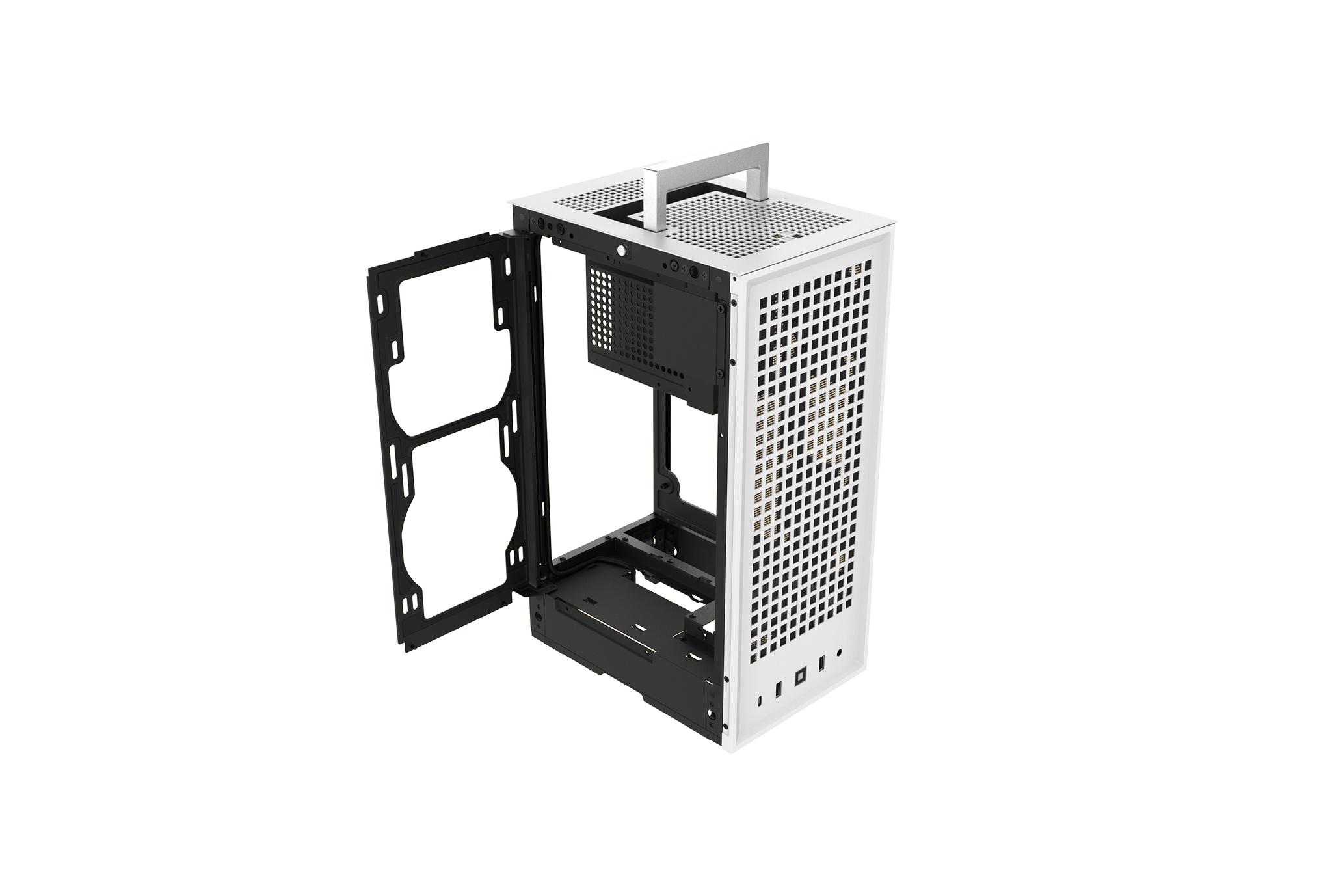 Revolt 3 - Premium ITX Small Form Factor Case - White No Power | HYTE