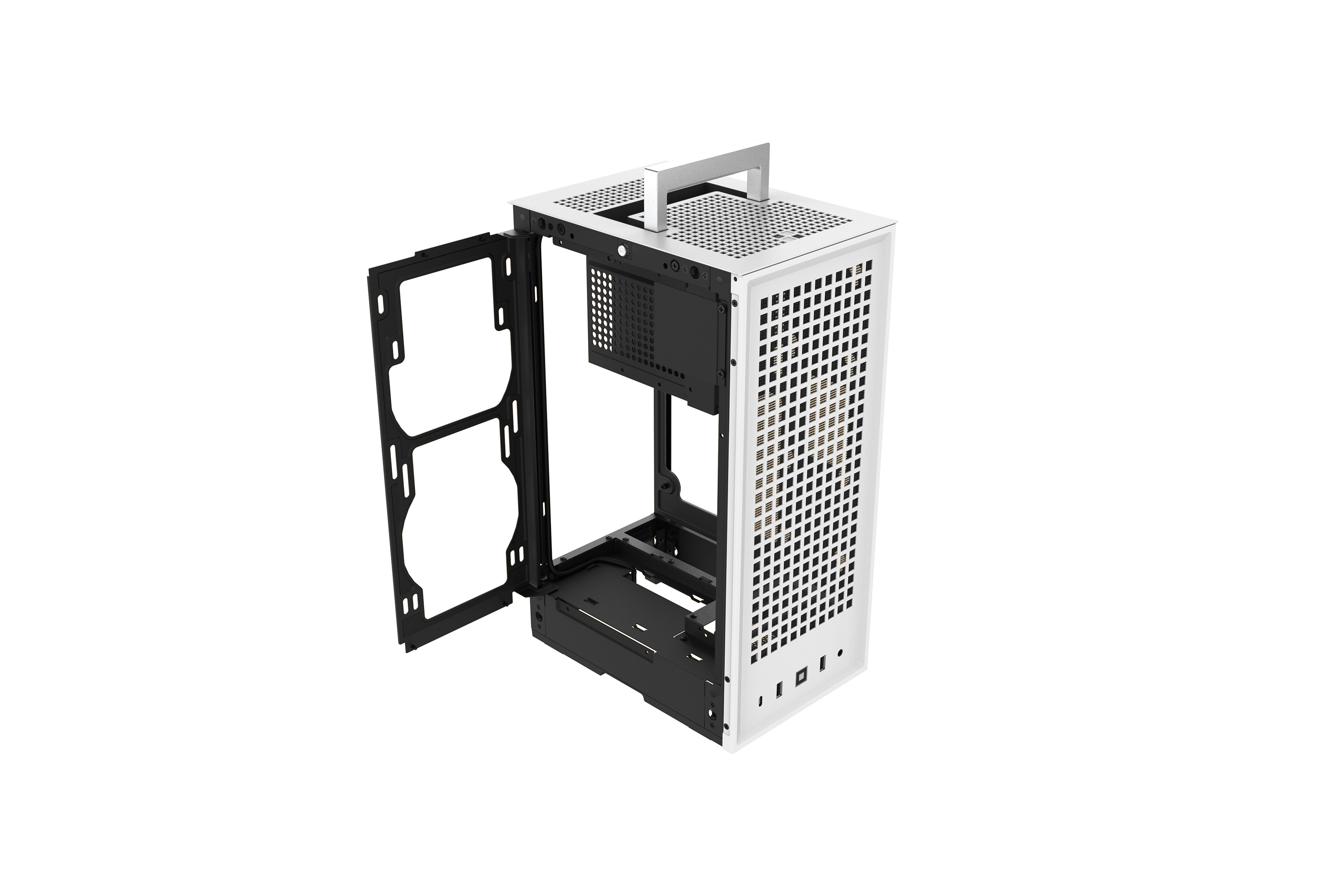 HYTE Revolt 3 - Premium ITX Small Form Factor Case With Power Supply